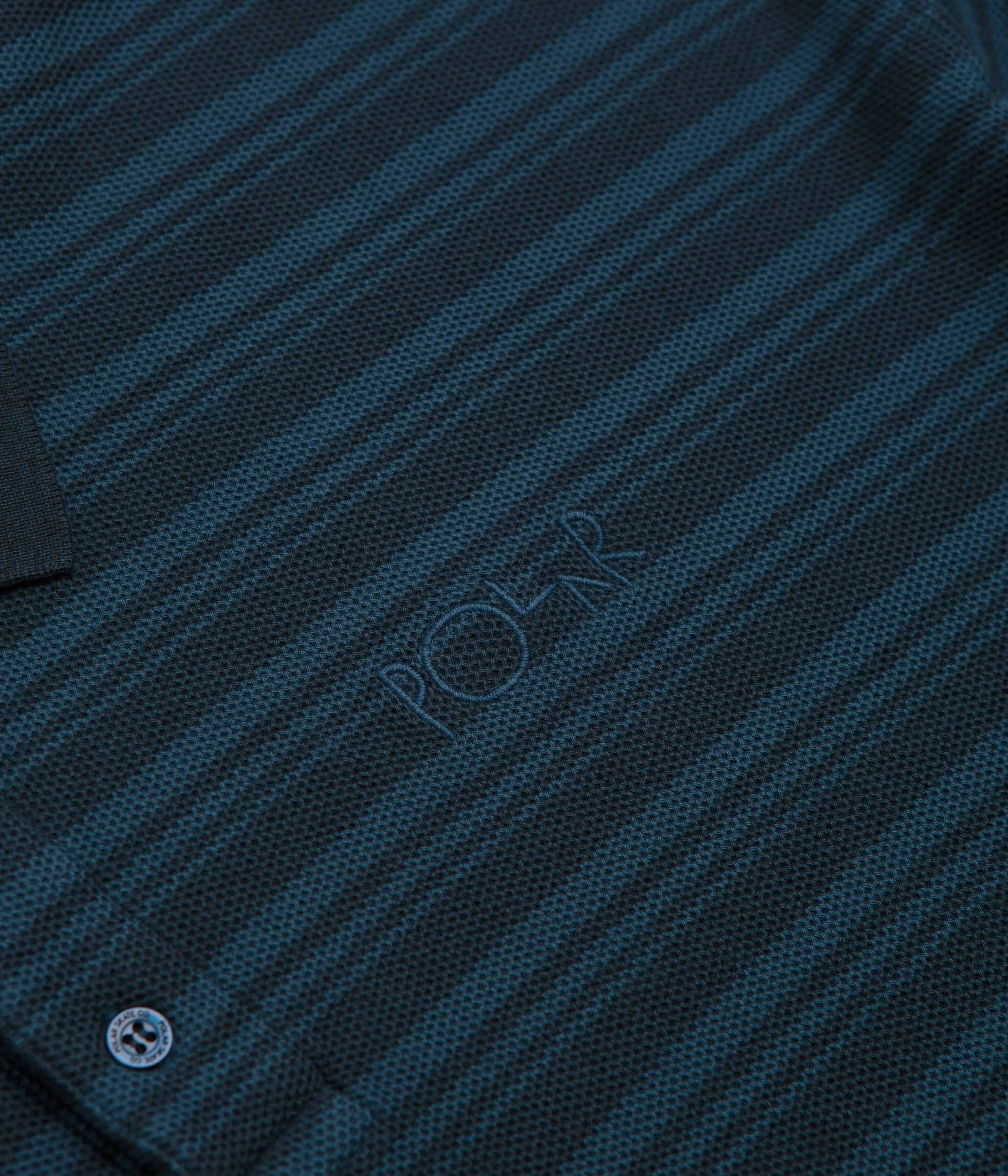Picnic Outfit Networking Session Polar Stripe Surf Polo Shirt - Neptune Blue