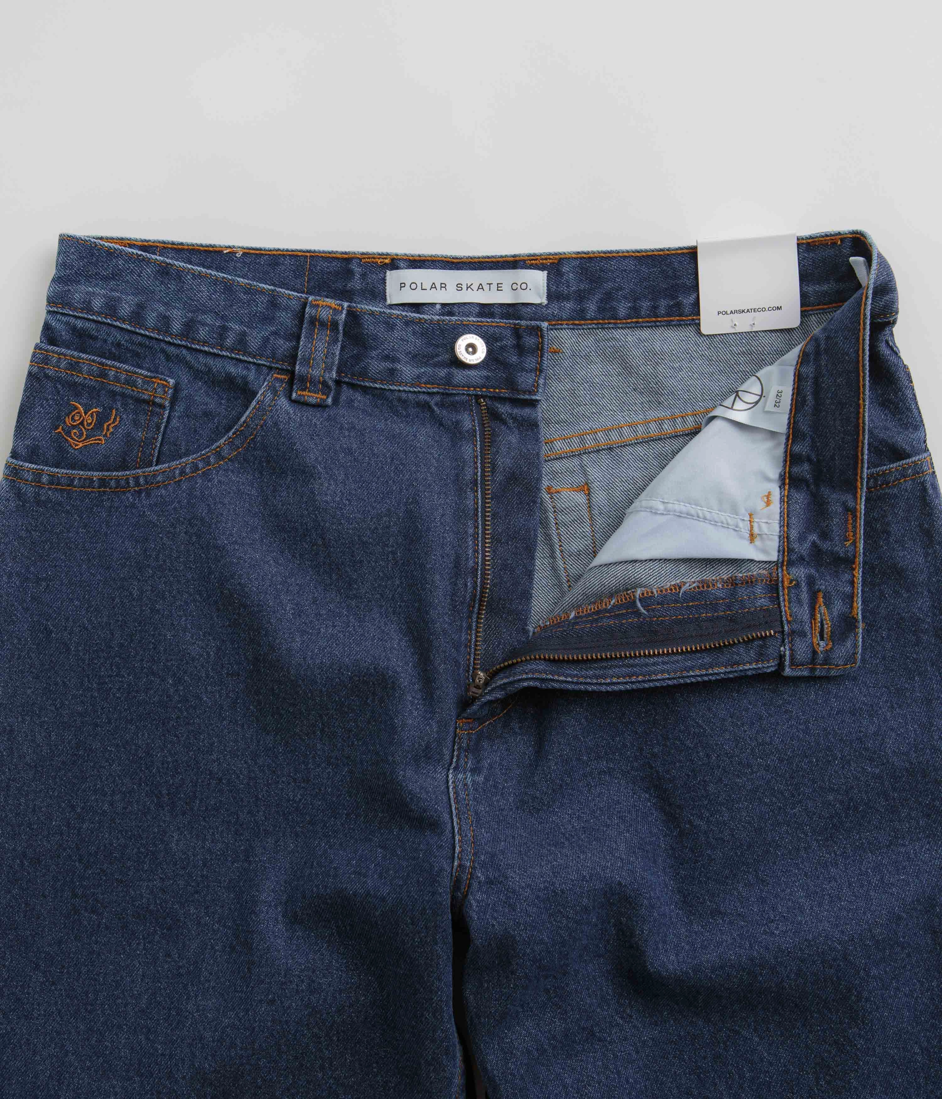 High Waist sporty wear Polar 92 Jeans - Dark Blue