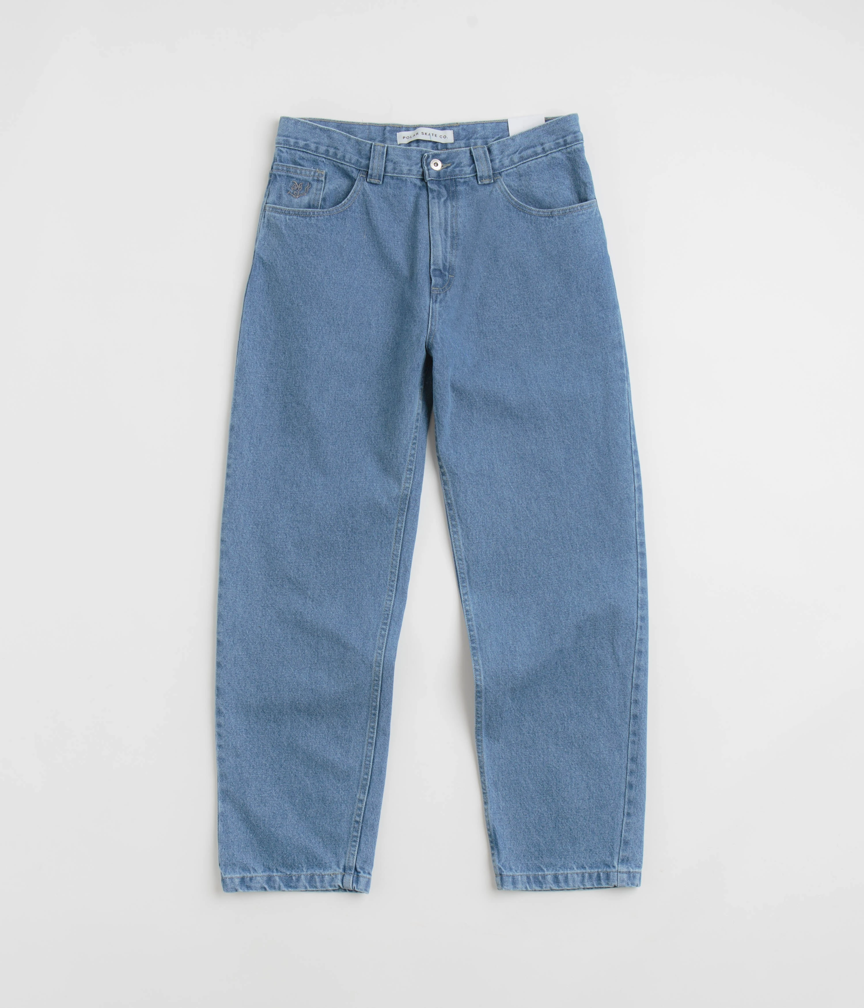 Flattering Fit Durable Hem Polar 92 Jeans - Mid Blue