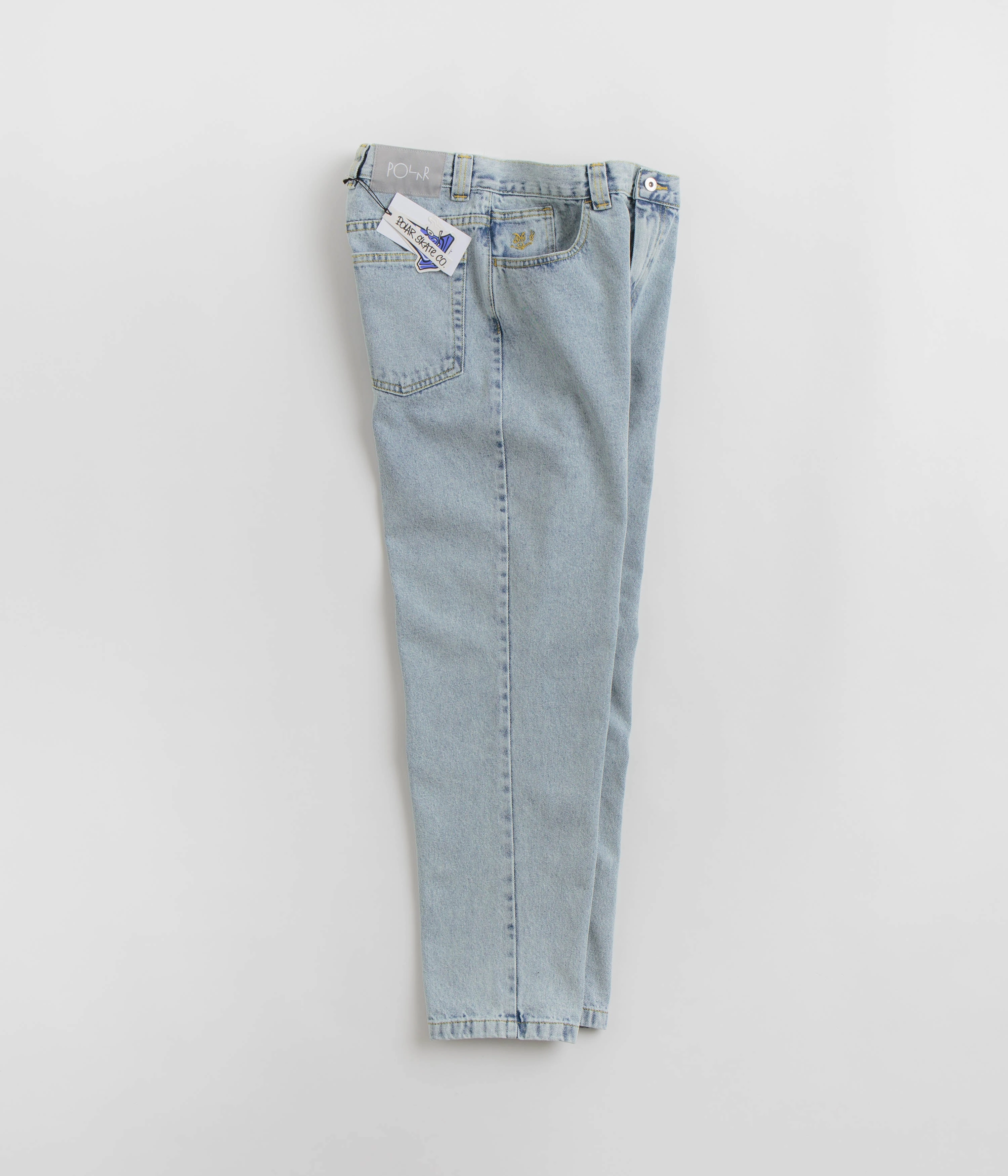 Comfy Wearable Outdoor Comfort Fit Polar '92 Jeans - Light Blue