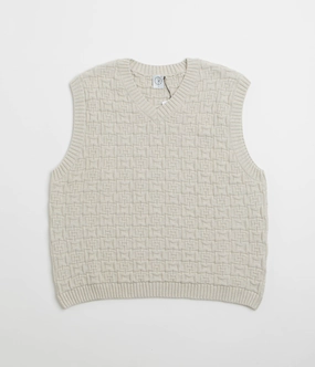 Polar Alex Vest - Heather Beige Grey Clean Edge Piece