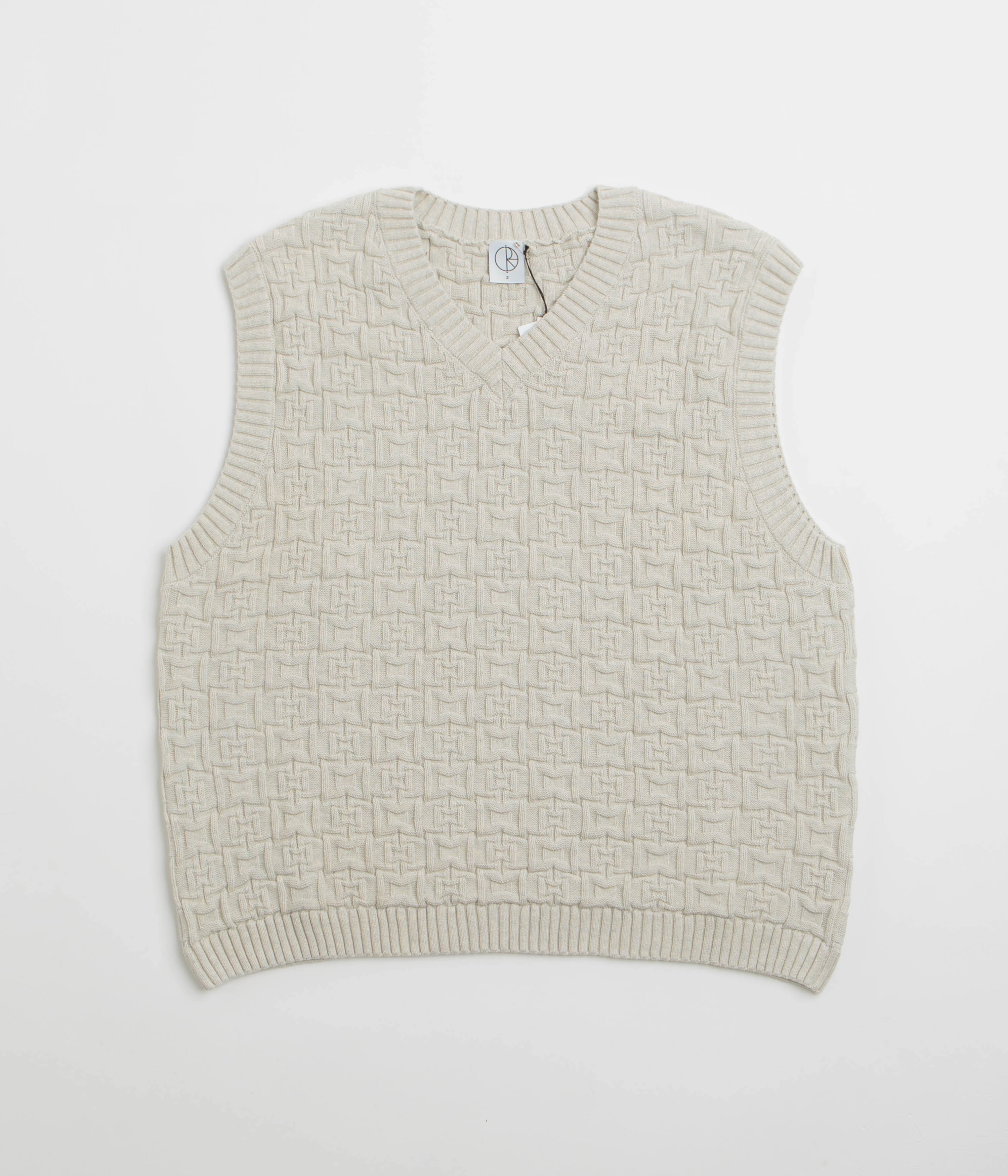 Polar Alex Vest - Heather Beige Grey Clean Edge Piece