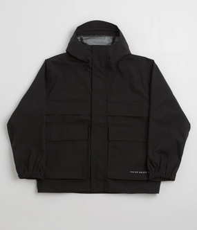 Wind Stop Polar Cargo Shell Jacket - Black