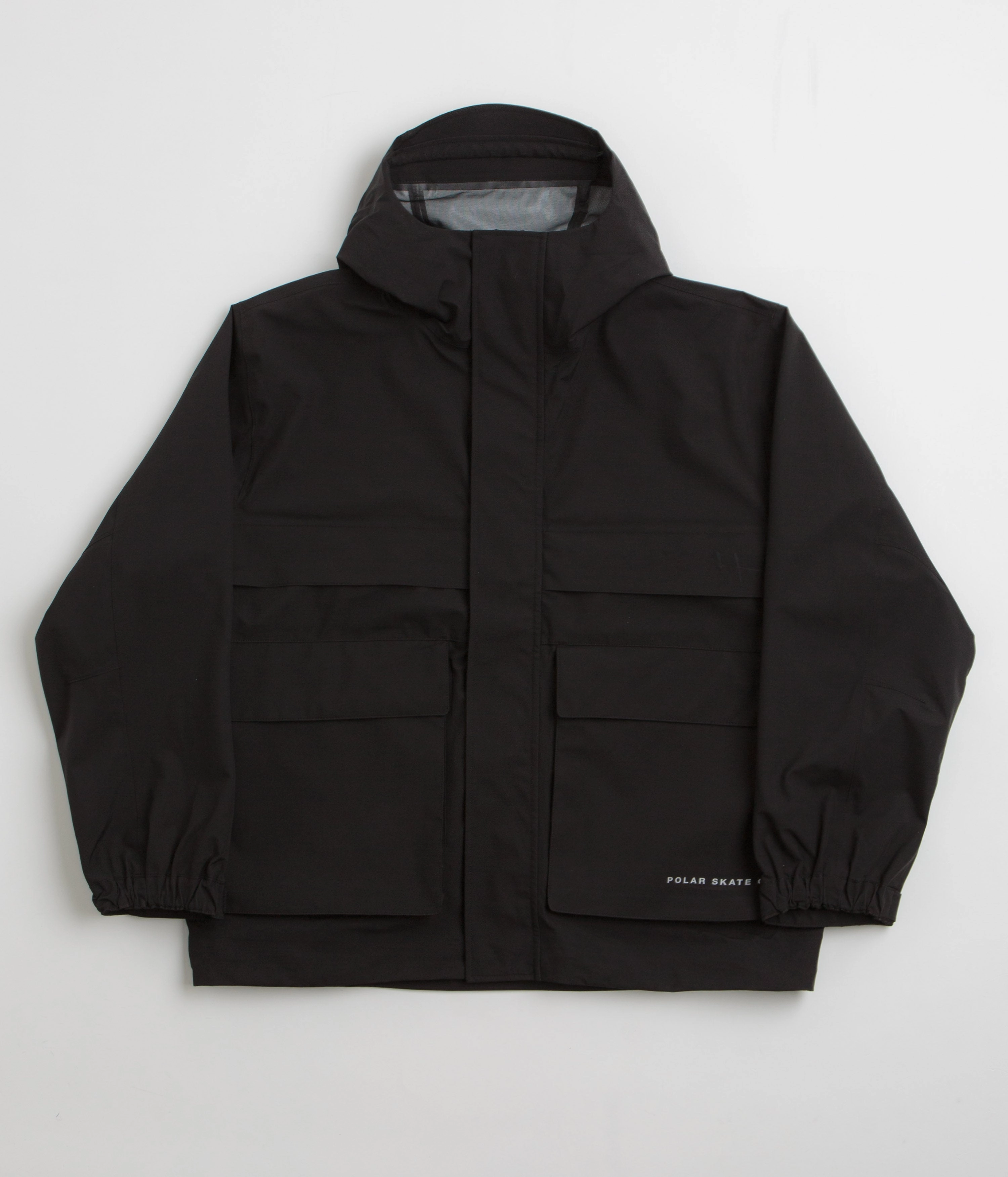 Wind Stop Polar Cargo Shell Jacket - Black