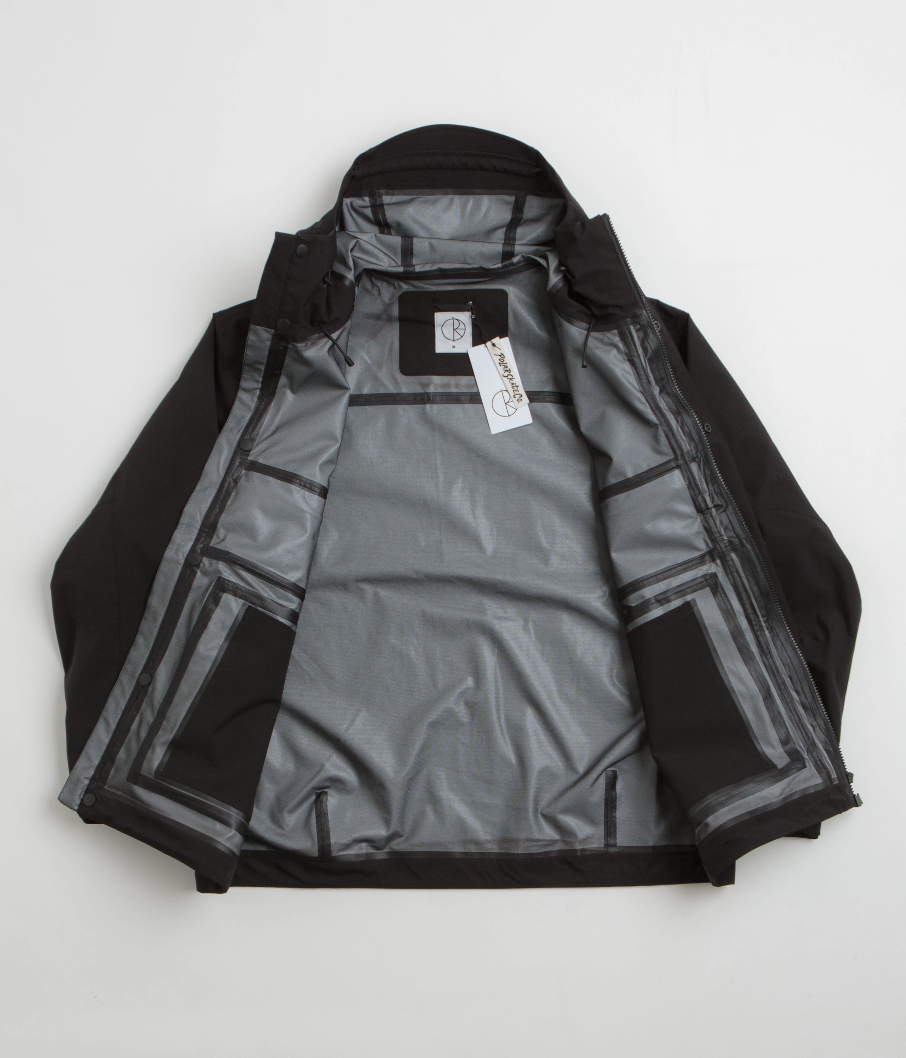 Polar Cargo Shell Jacket - Black Wind Resistant Coating