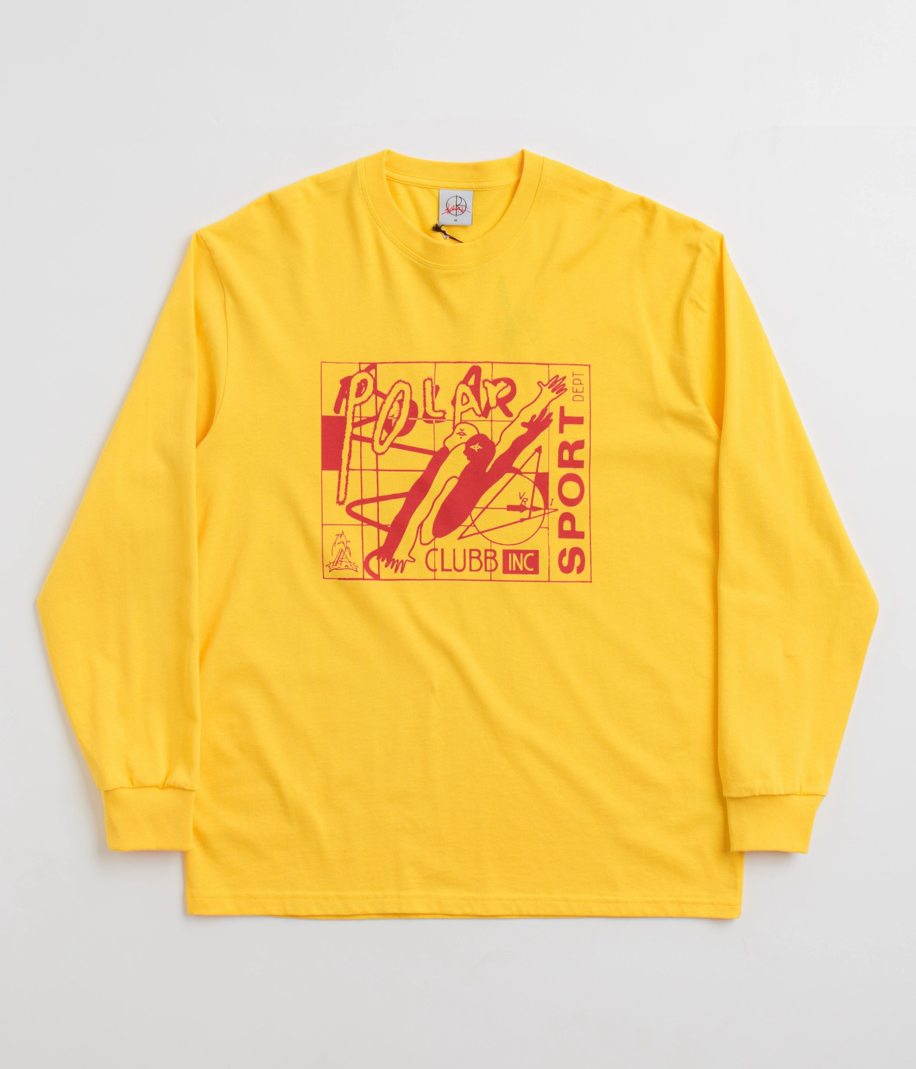 Low Impact Manufacturing Daily Trend Look Polar Clubb Inc Long Sleeve T-Shirt - Lemon