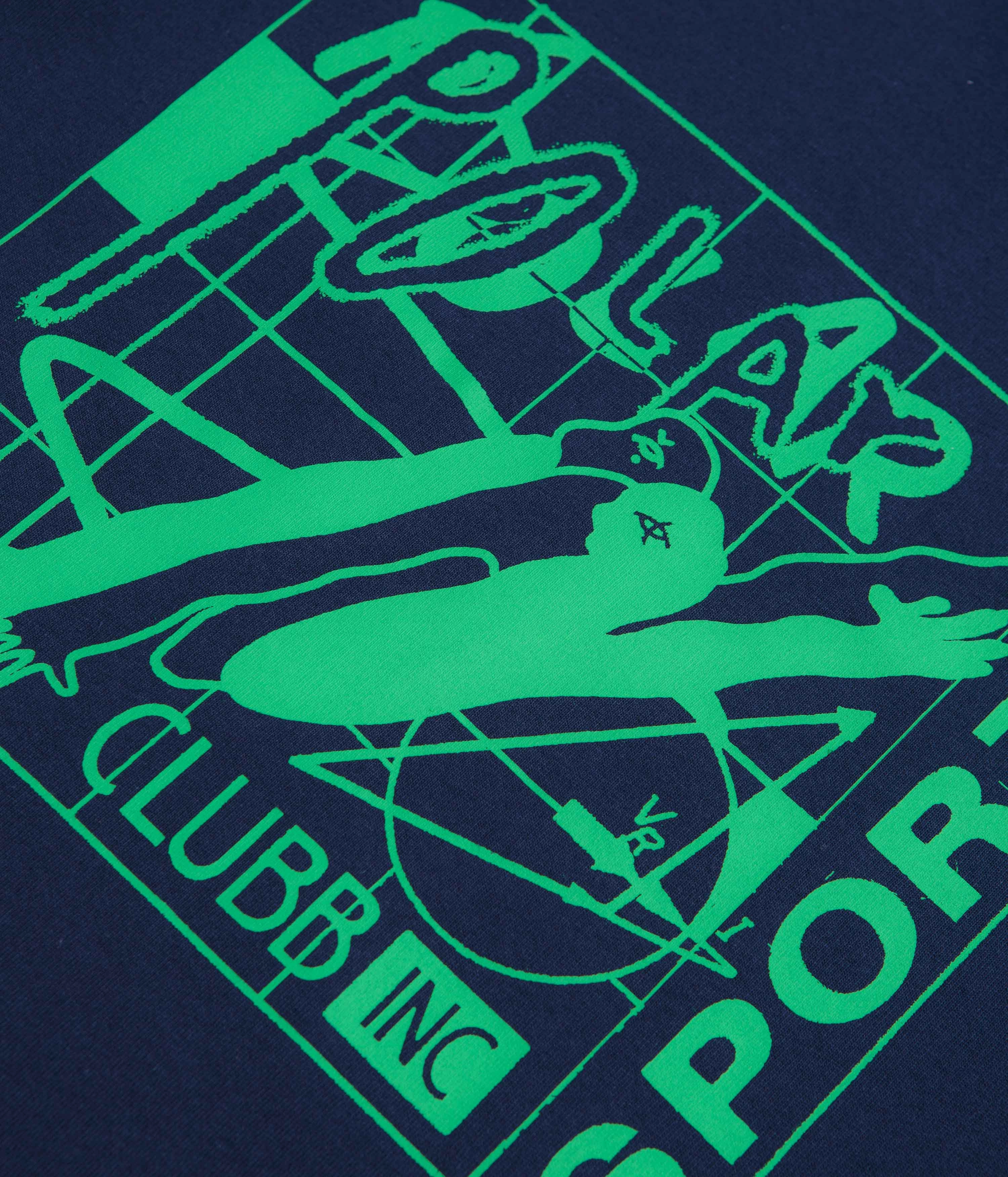 Casual Layering Wear Polar Clubb Inc T-Shirt - Dark Blue