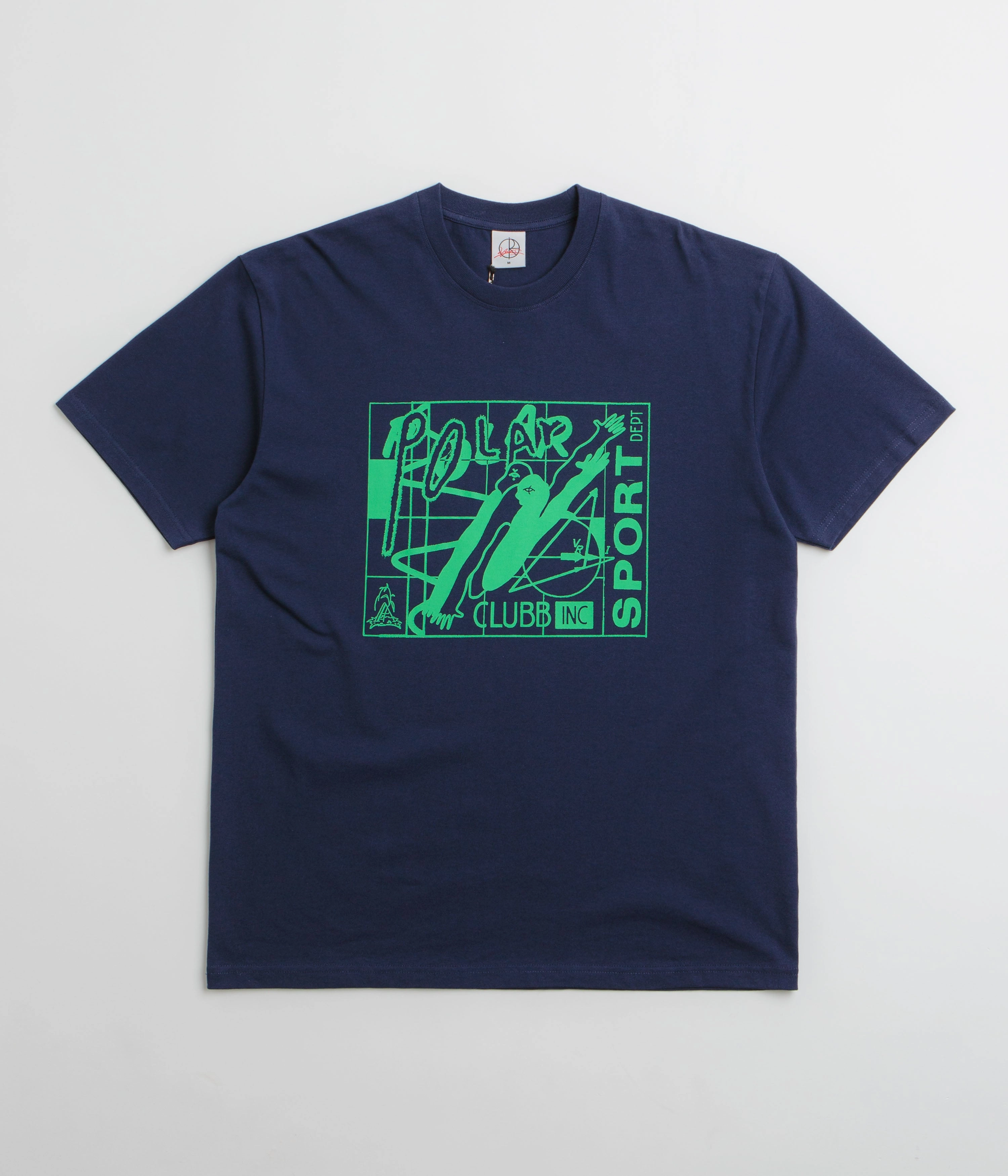 Polar Clubb Inc T-Shirt - Dark Blue Playful Prints