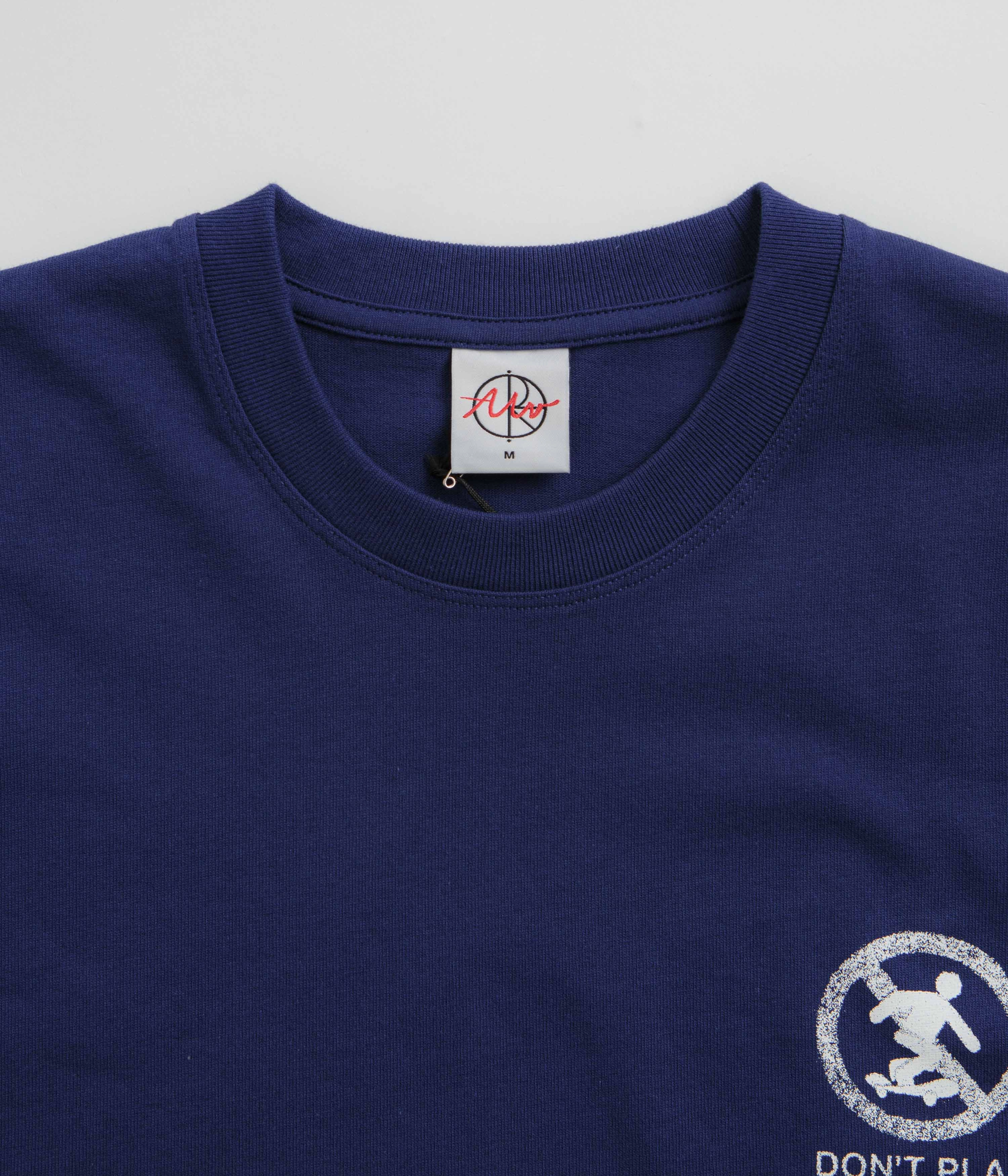 Polar Don't Play T-Shirt - Deep Royal Blue Rayon blend On-the-Go Comfort