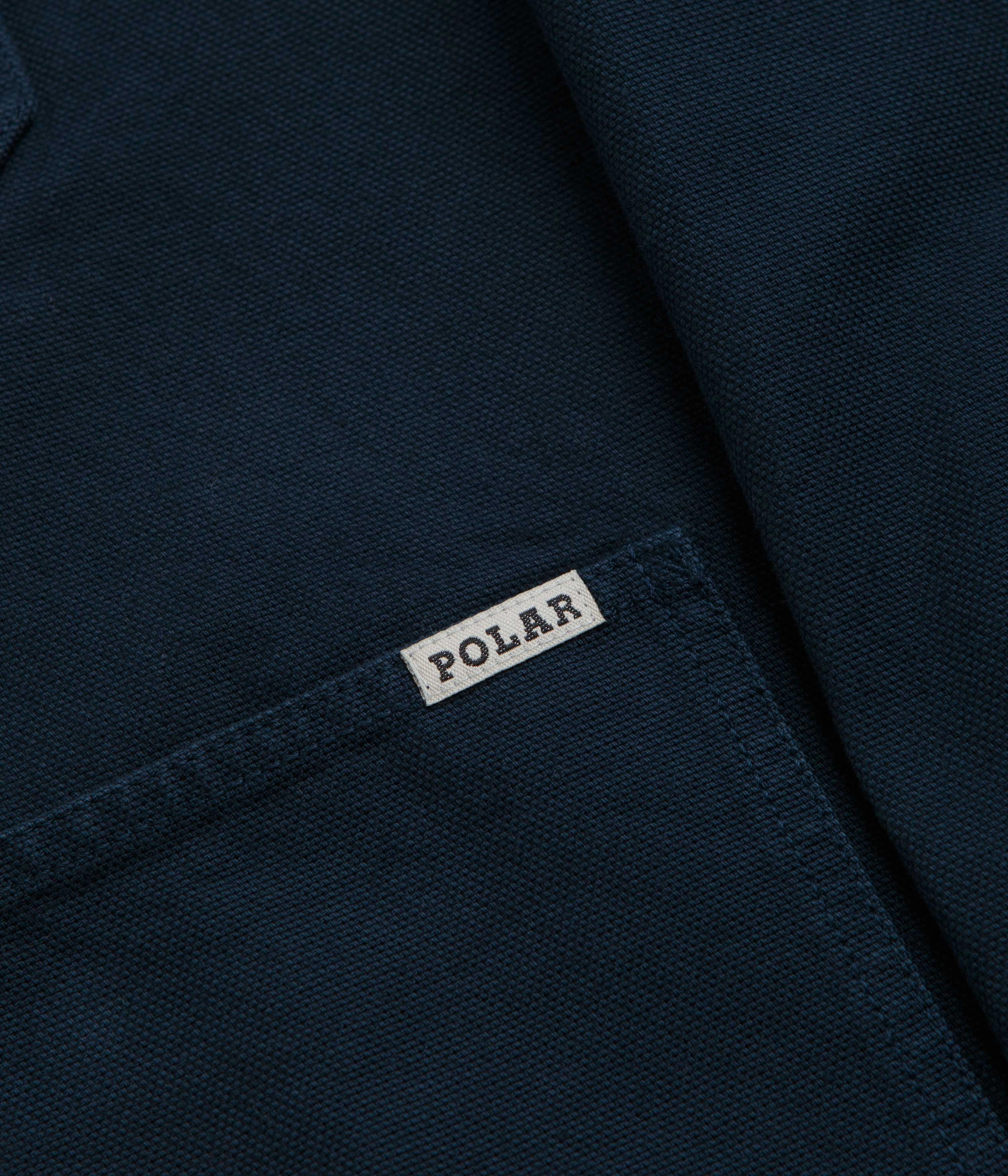 Long Sleeves Fade Resistant Dye Polar Ezra Jacket - Neptune Blue