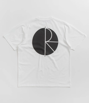 Polar Fill Logo T-Shirt - White / Black Rayon blend