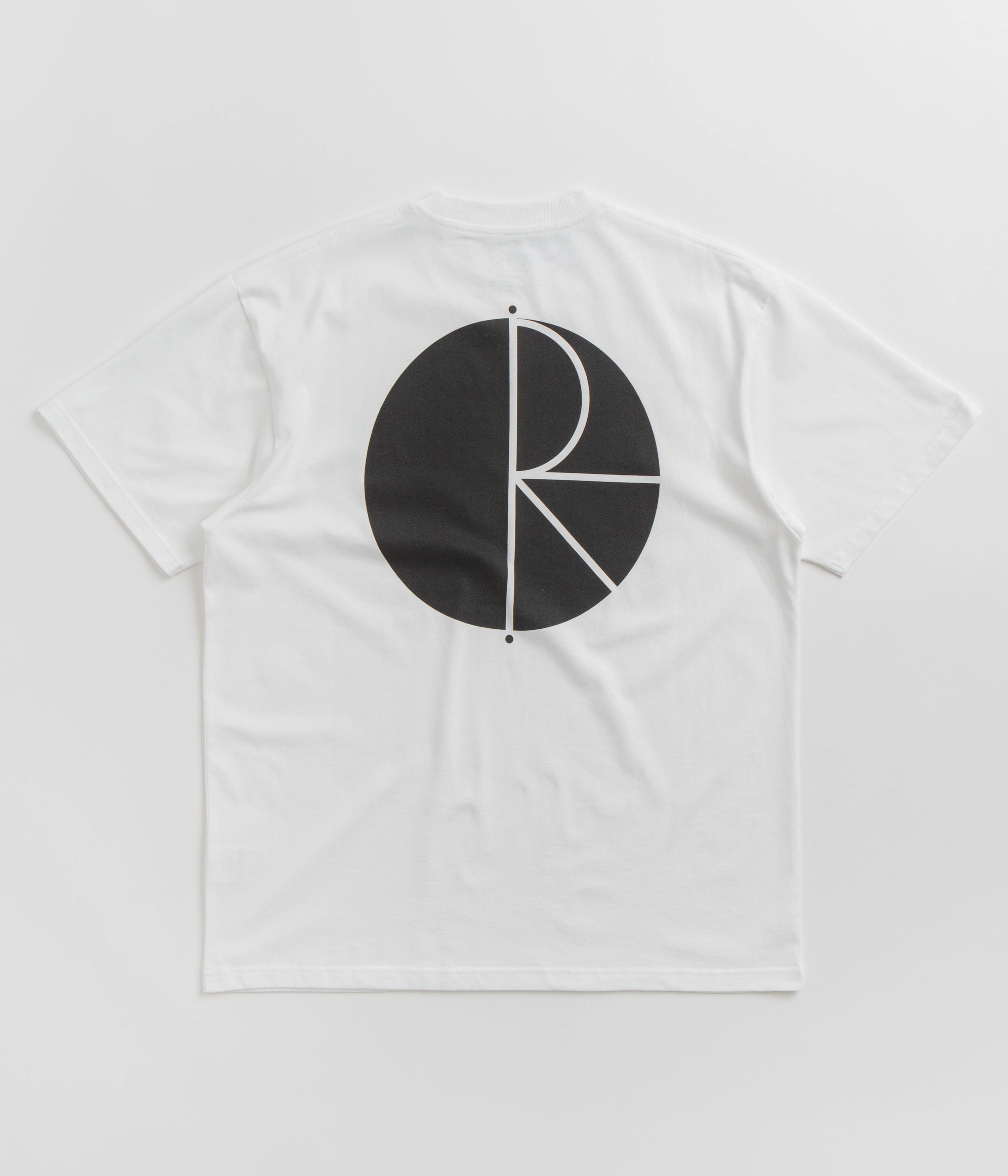 Polar Fill Logo T-Shirt - White / Black Rayon blend