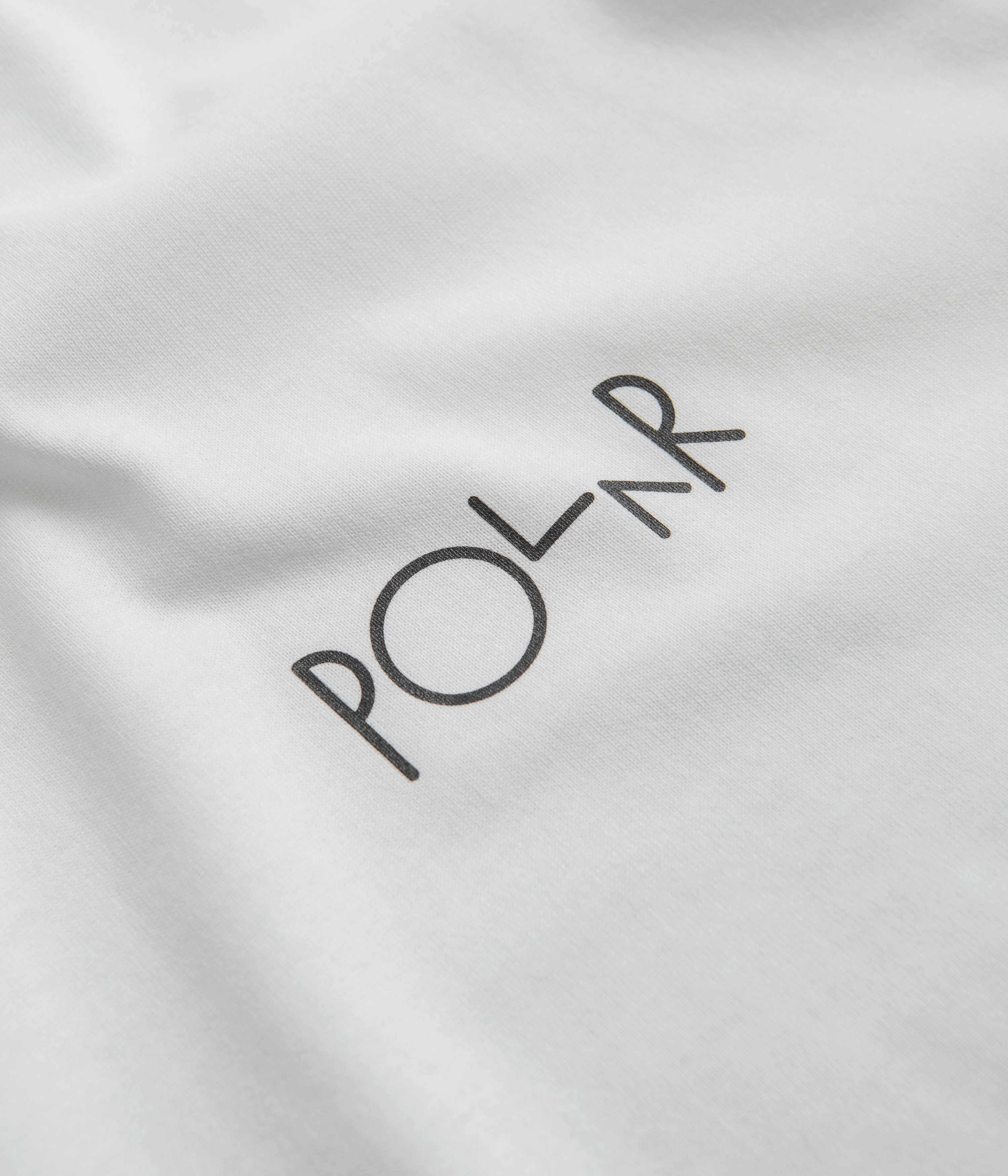 Polar Fill Logo T-Shirt - White / Black Perfect Layer Wear Cozy Touch
