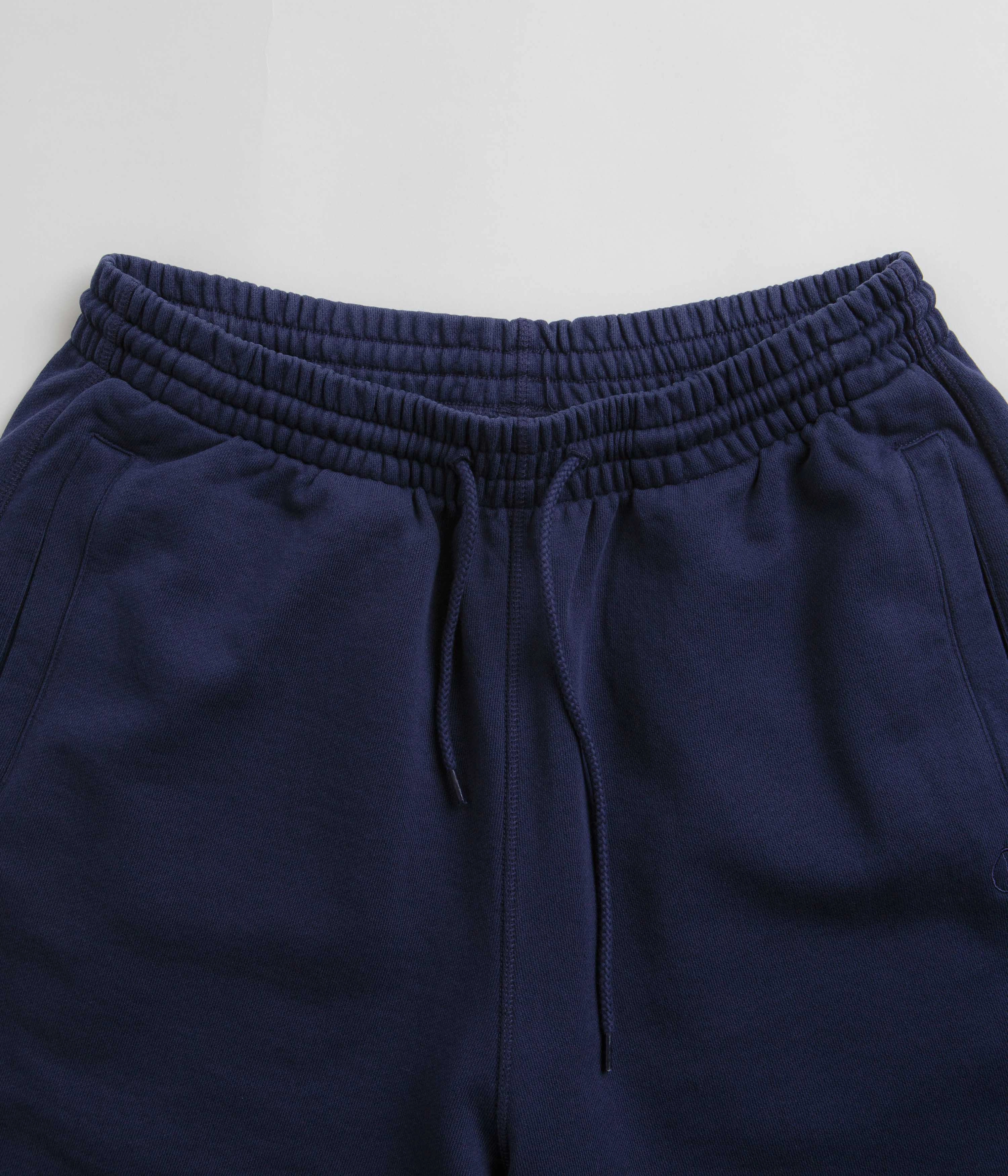 Urban Fashion Light Weight Polar Frank Sweat Shorts - Dark Blue