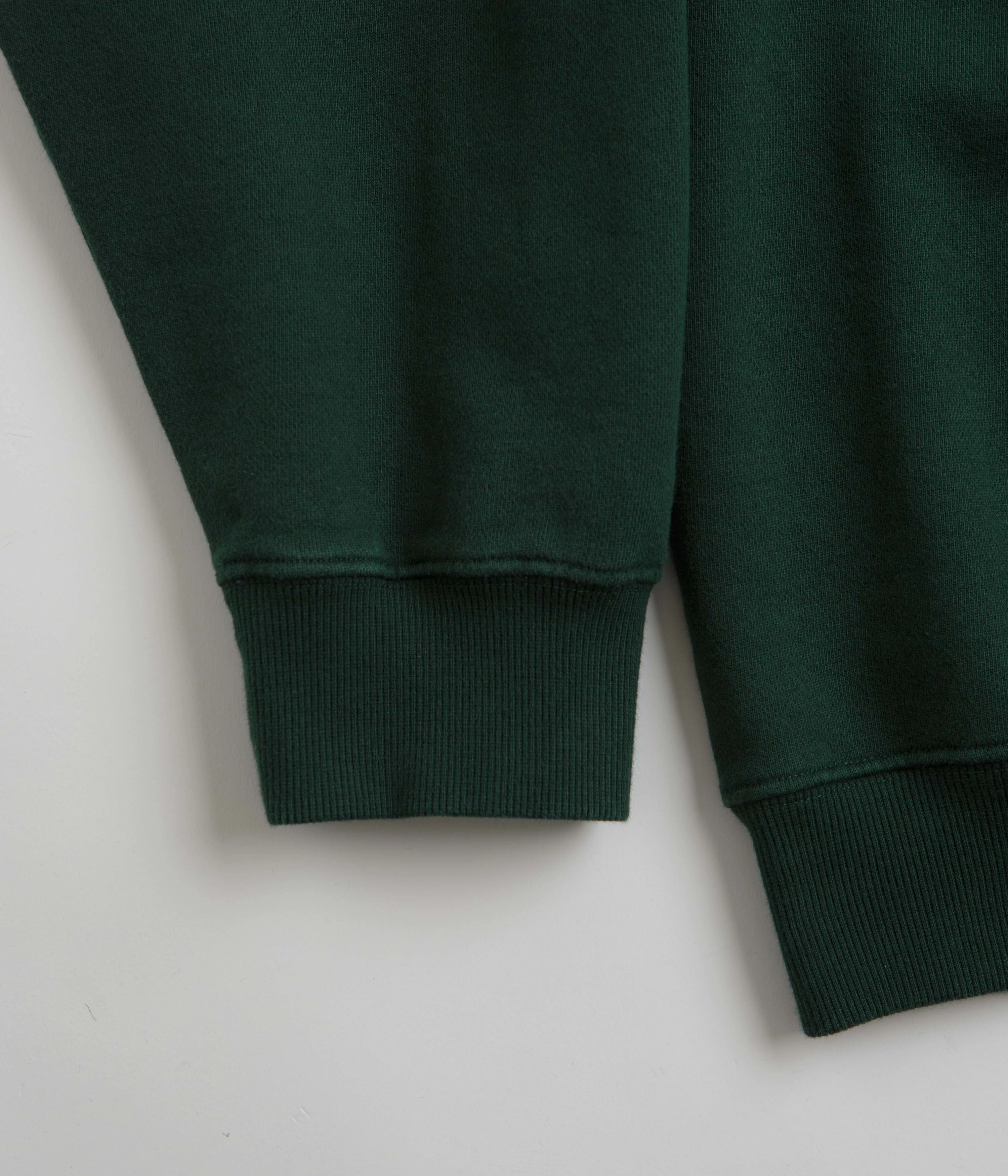Polar Frankie Half Zip Sweatshirt - Dark Emerald Comfort Piece Cold Day Fashion