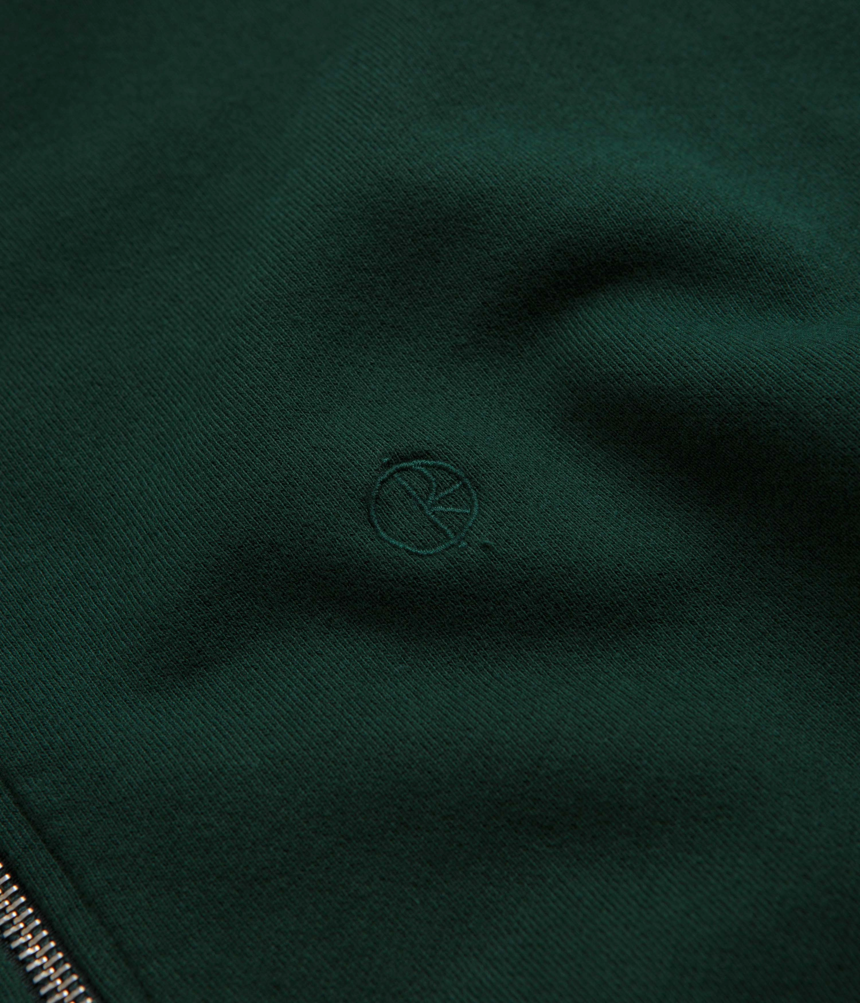 Polar Frankie Half Zip Sweatshirt - Dark Emerald Fashionable Layer Comfortable Wear