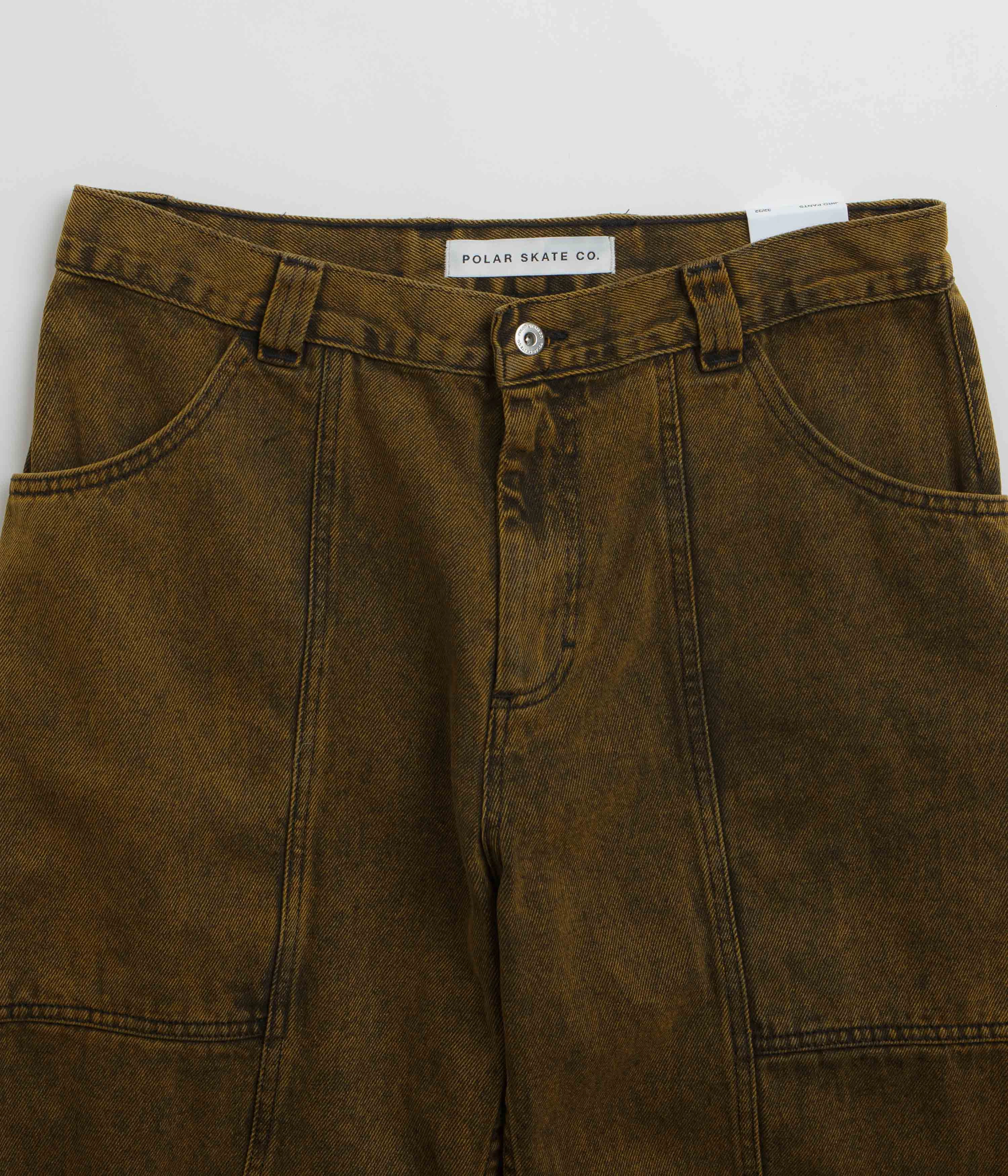 Polar Jiro Pants - Yellow Black Pull-on style
