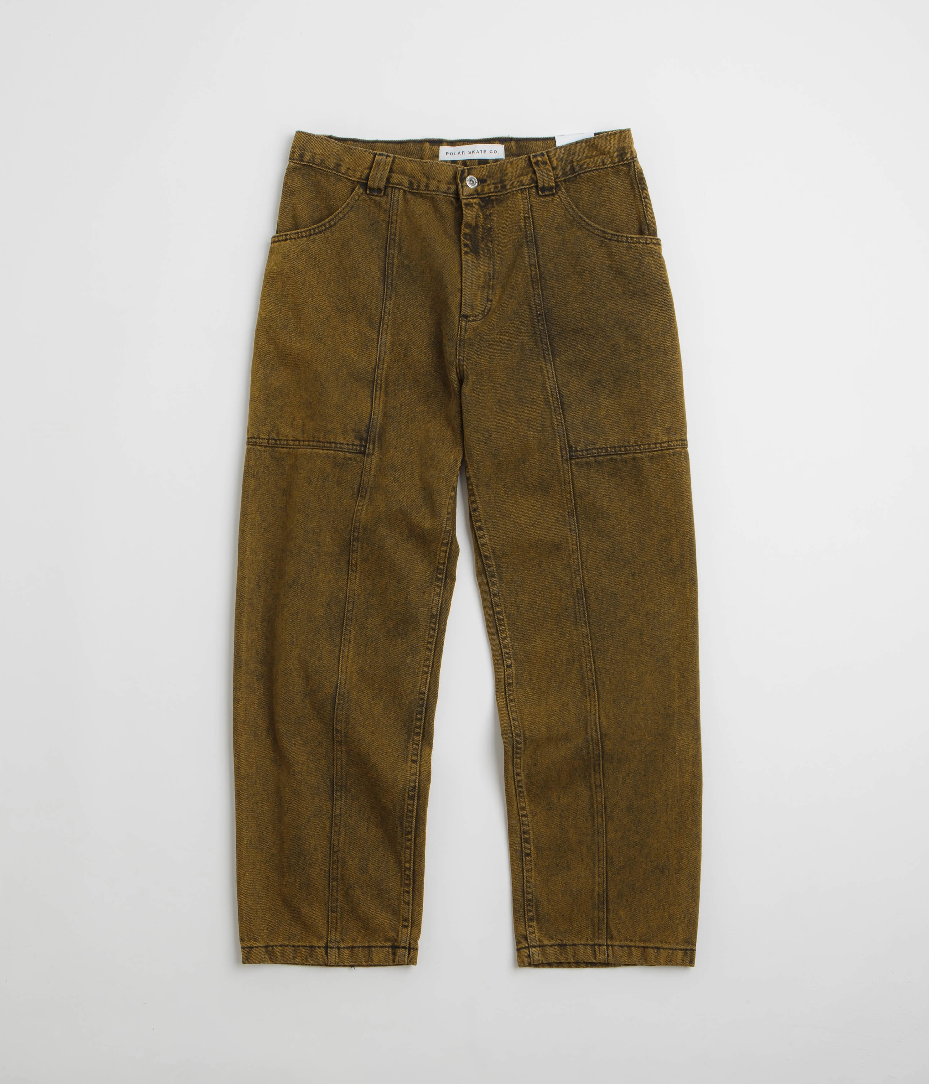 Polar Jiro Pants - Yellow Black Light Shape Pocket Reinforcement