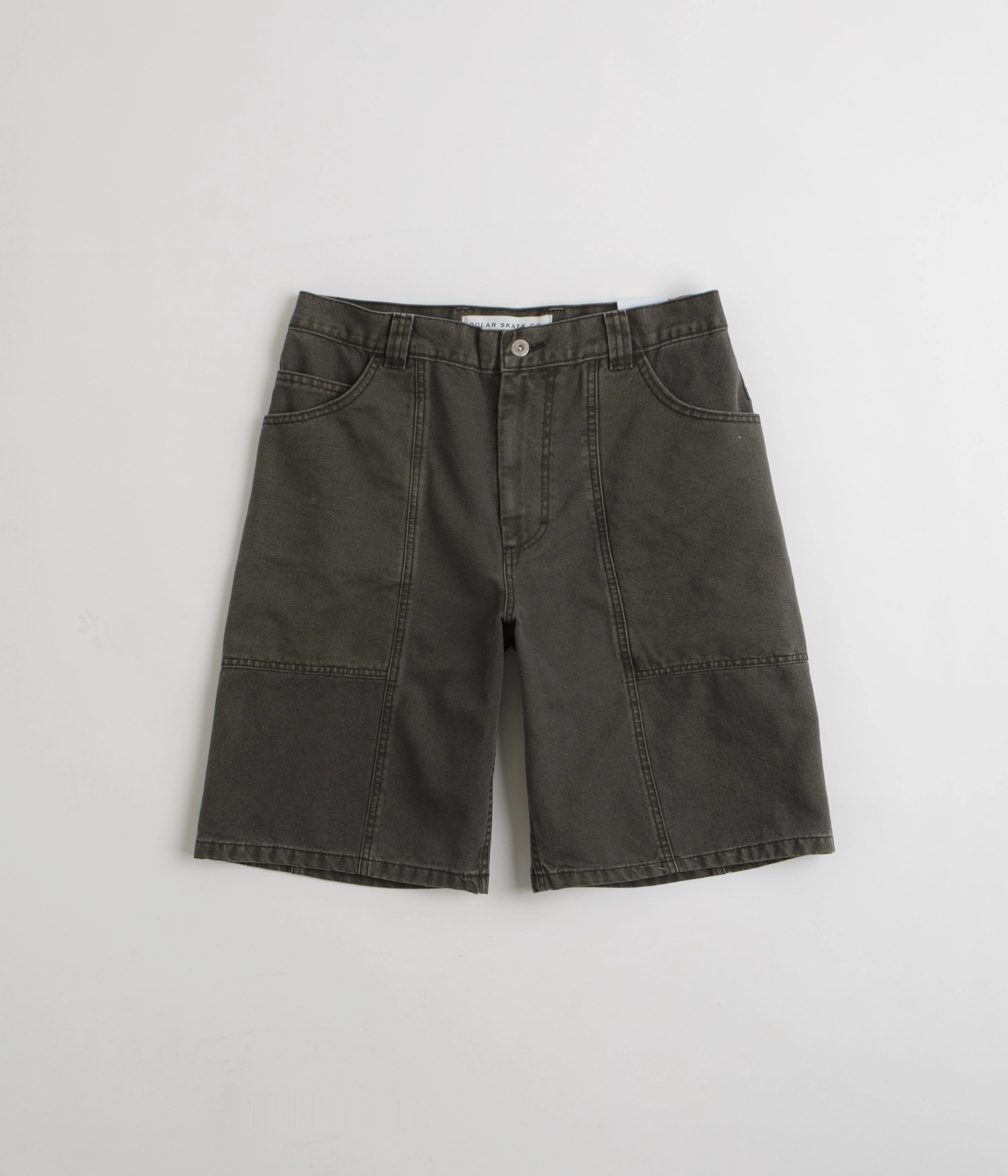 Snag Free Zipper Breezy Stretch Polar Jiro Shorts - Dirty Black