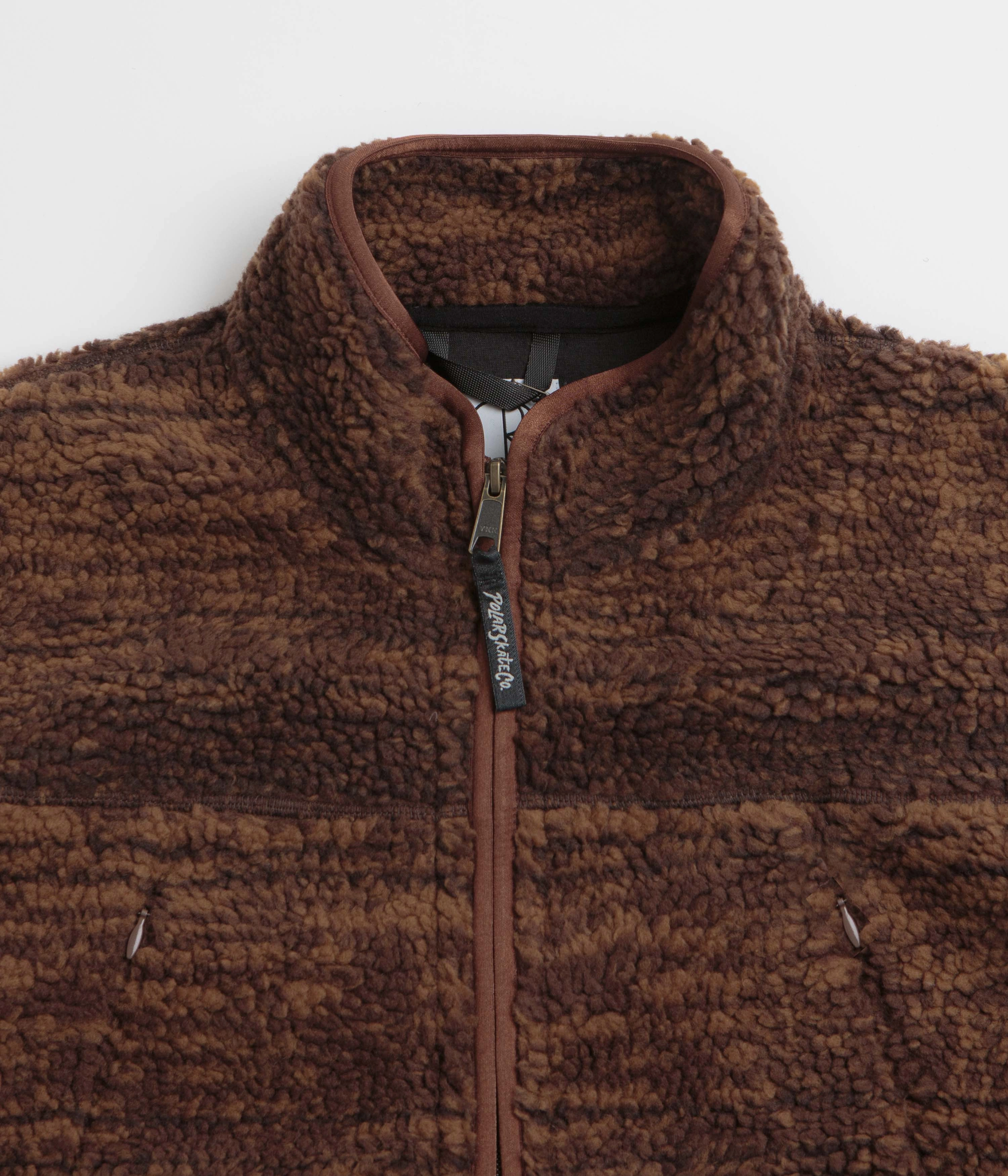 Polar Kiko Jacket - Red Brown Adjustable hood design