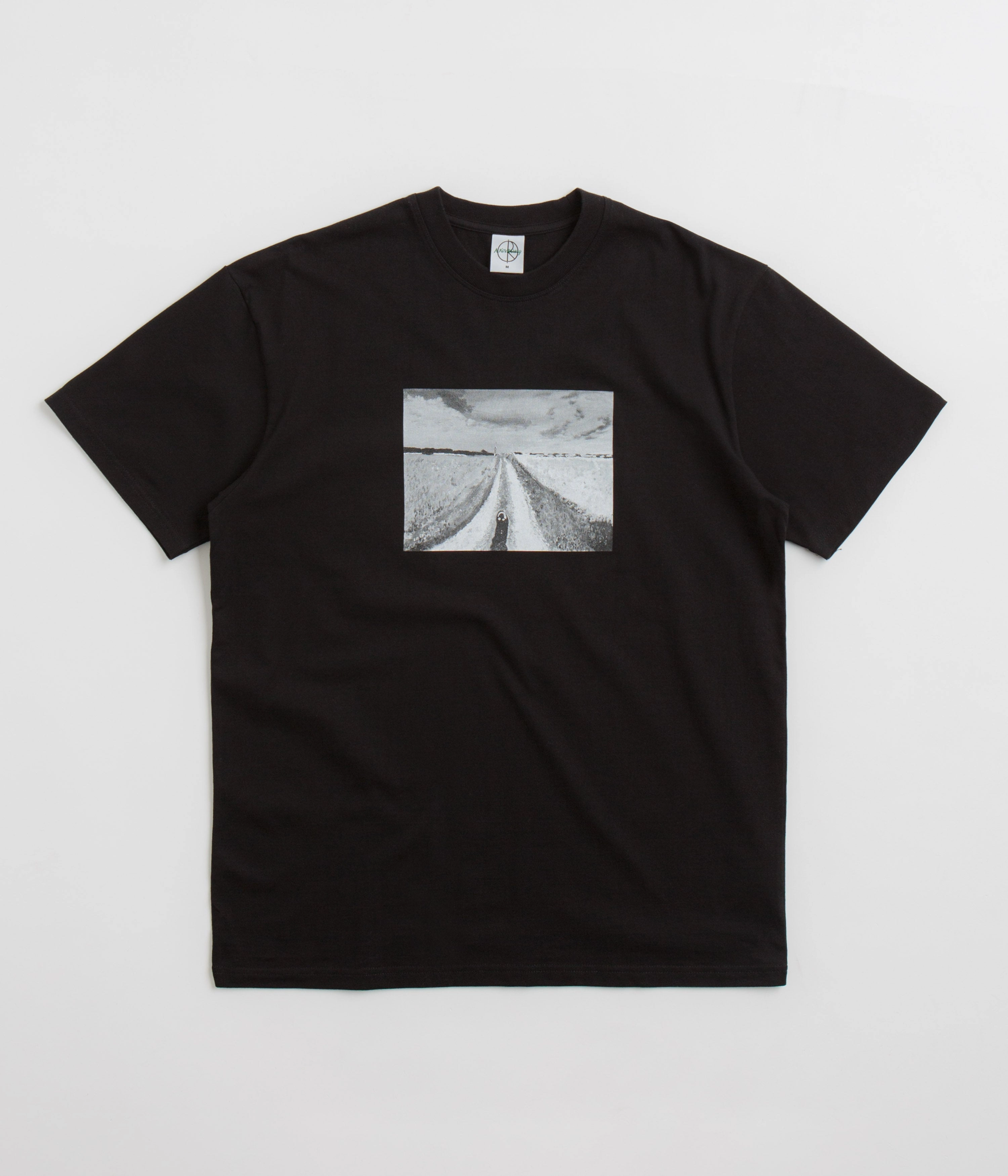 Polar Open Fields T-Shirt - Black Washable fabric Essential Comfort