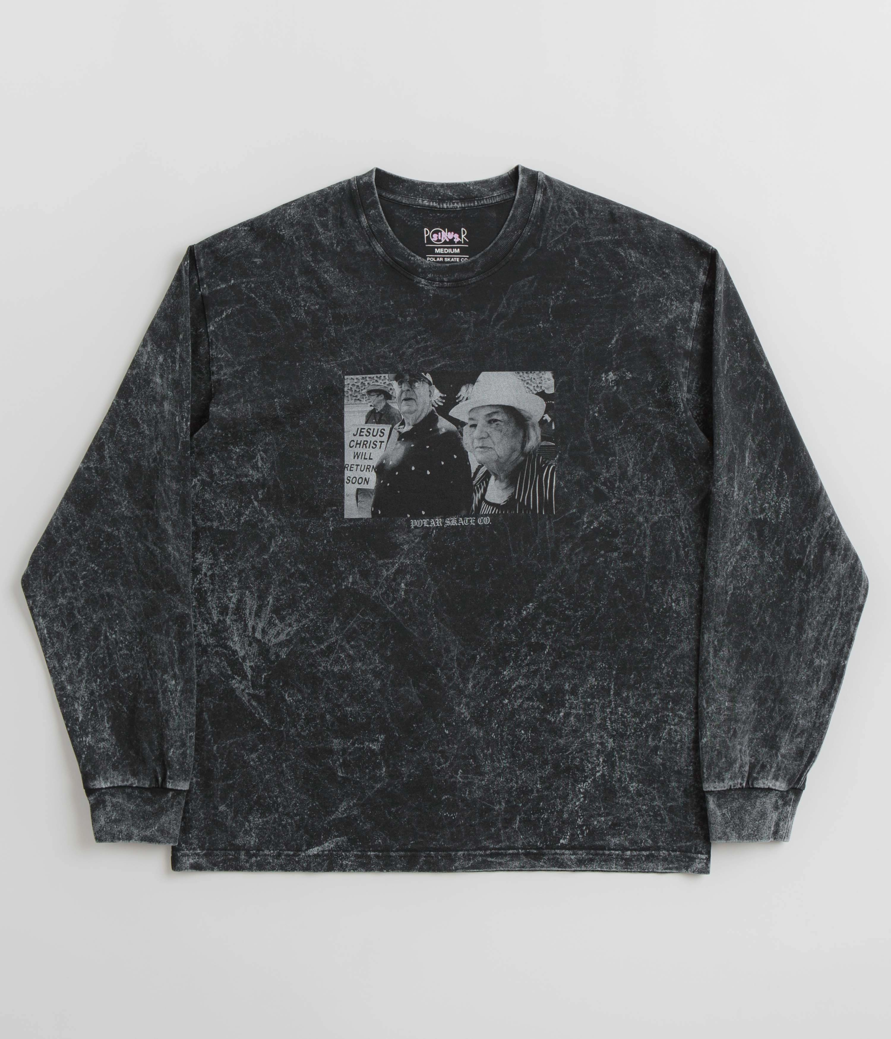 Polar Pride Long Sleeve T-Shirt - Black Relax Comfort Style All-Day Comfort Wear