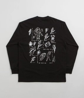 Polar Sad at Times Long Sleeve T-Shirt - Black Travel Comfort Style Active Outfit Style