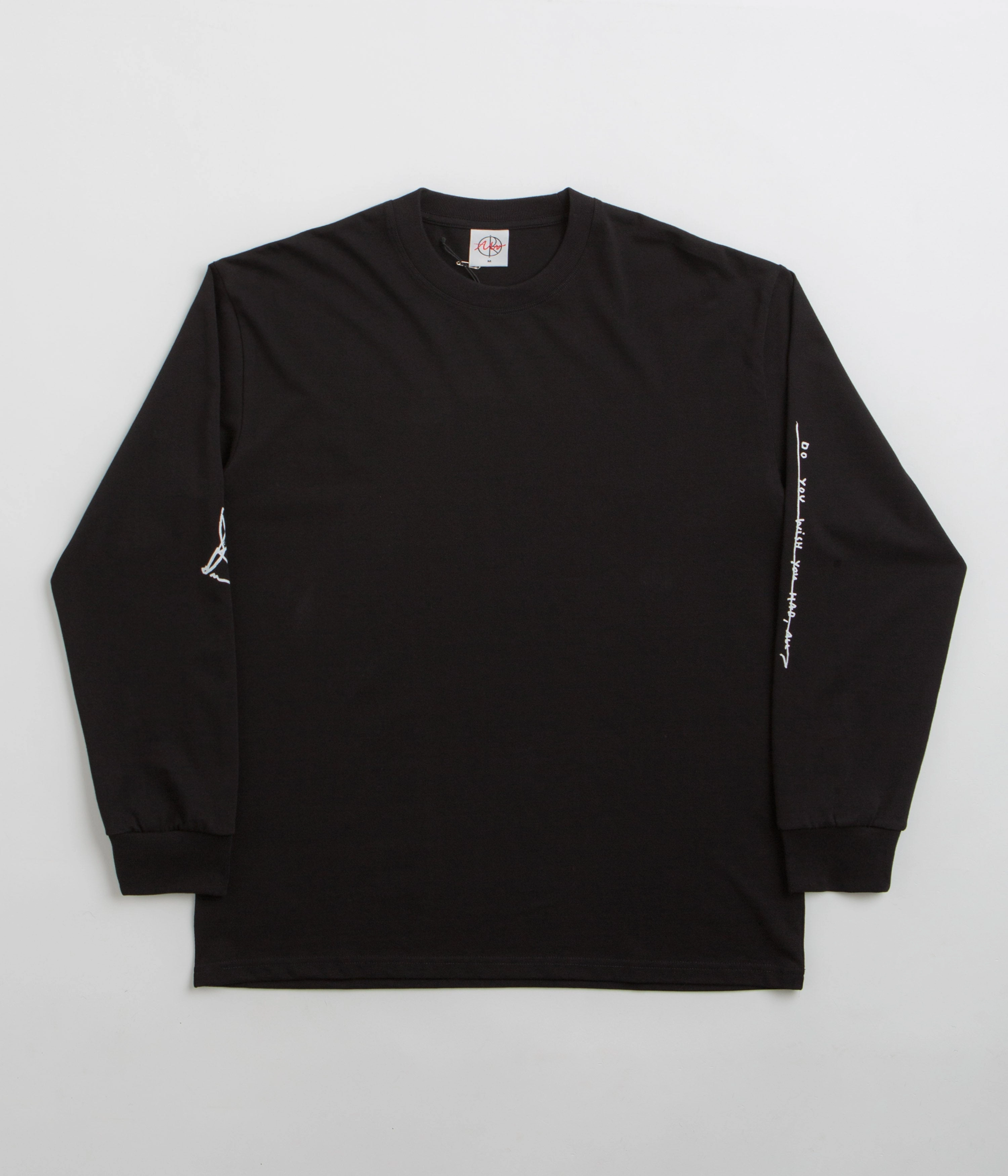 ethical Polar Sad at Times Long Sleeve T-Shirt - Black