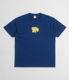 Polar Shy Bow T-Shirt - Deep Royal Blue Cozy Wear Fashion Ready