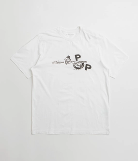 Pop Trading Company Catch T-Shirt - White Durable Material