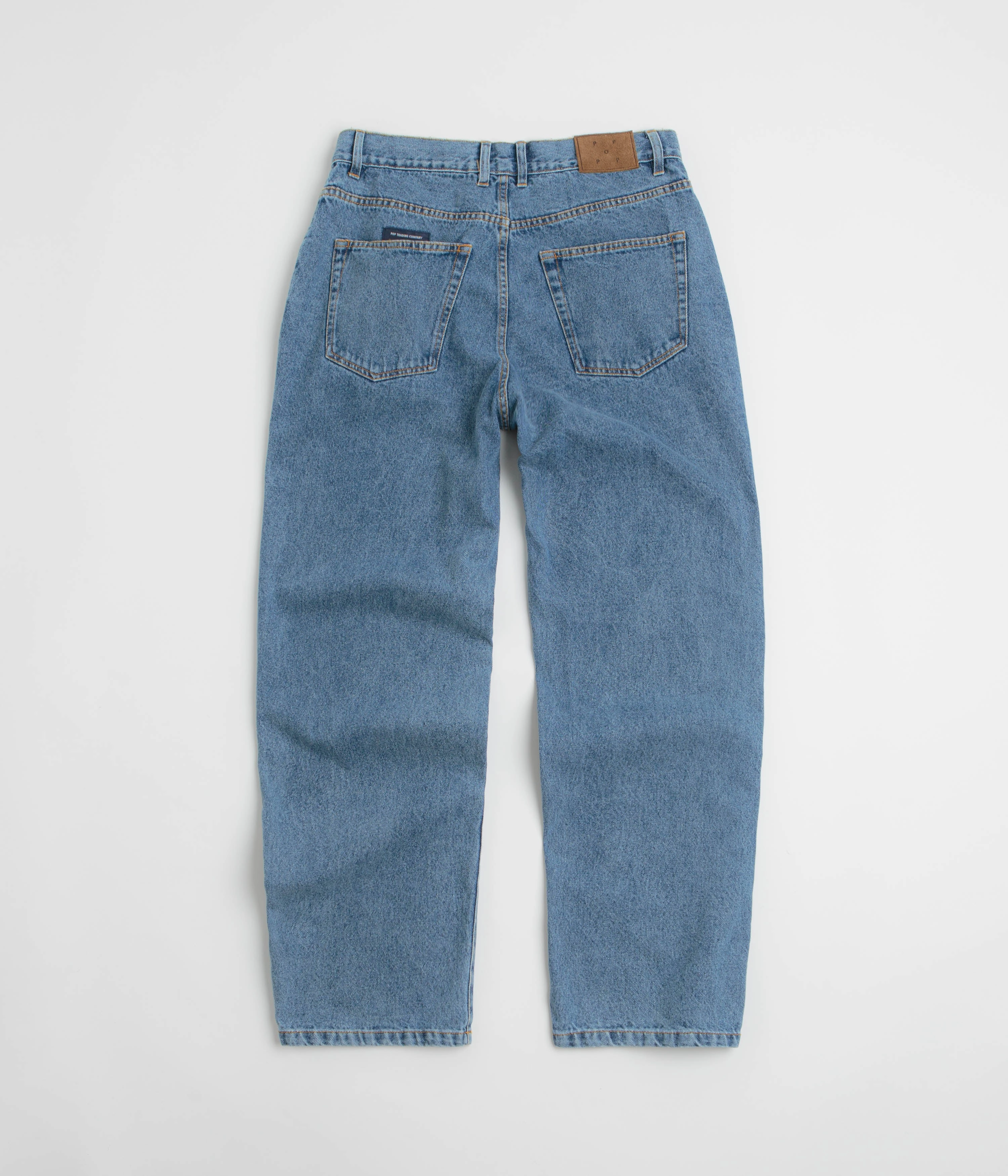 Pop Trading Company DRS Denim Pants - Stonewashed Everyday Layer Comfortable Fashion
