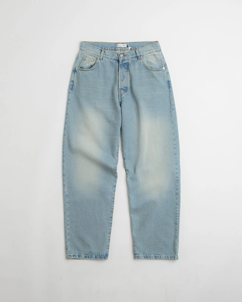 Day Wear HiddenPockets Pop Trading Company DRS Pants - Washed Denim / Blue