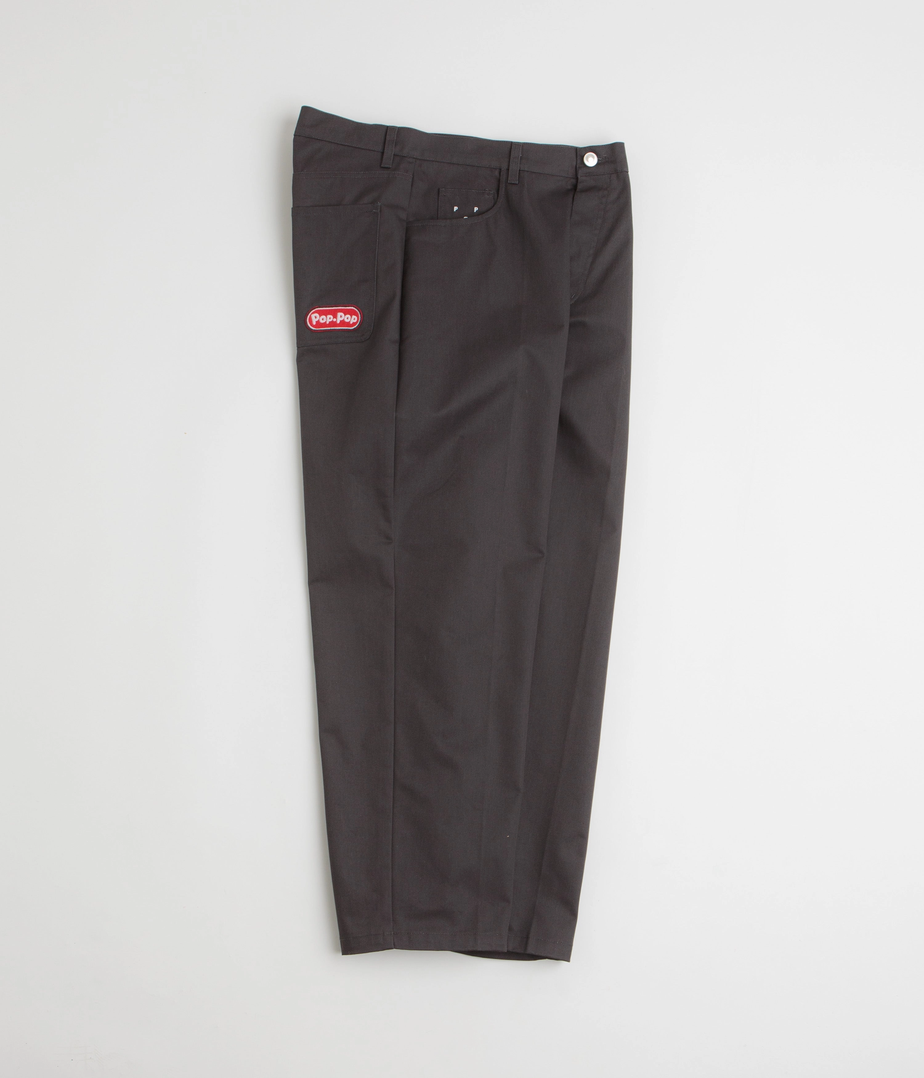 Pop Trading Company DRS Worker Pants - Anthracite RipstopFabric Snug Fit