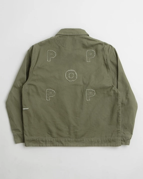 Pop Trading Company Full Zip Jacket - Four Leaf Clover Anti Pilling Finish