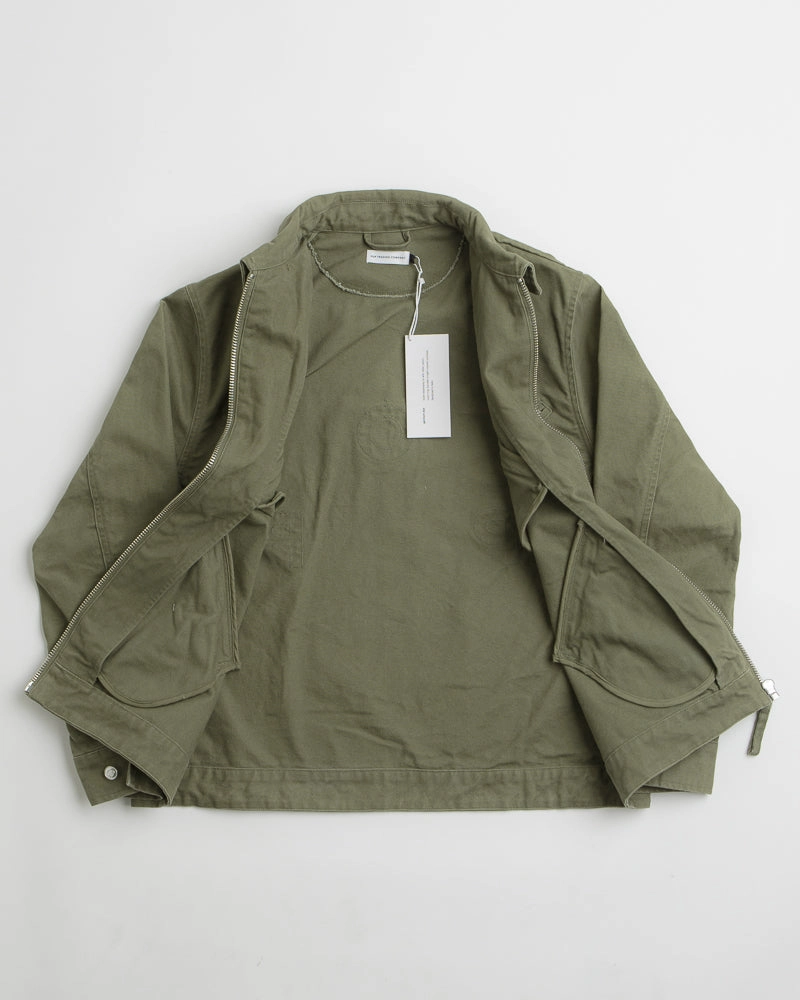 Pop Trading Company Full Zip Jacket - Four Leaf Clover Secure Chest Pocket Old Style