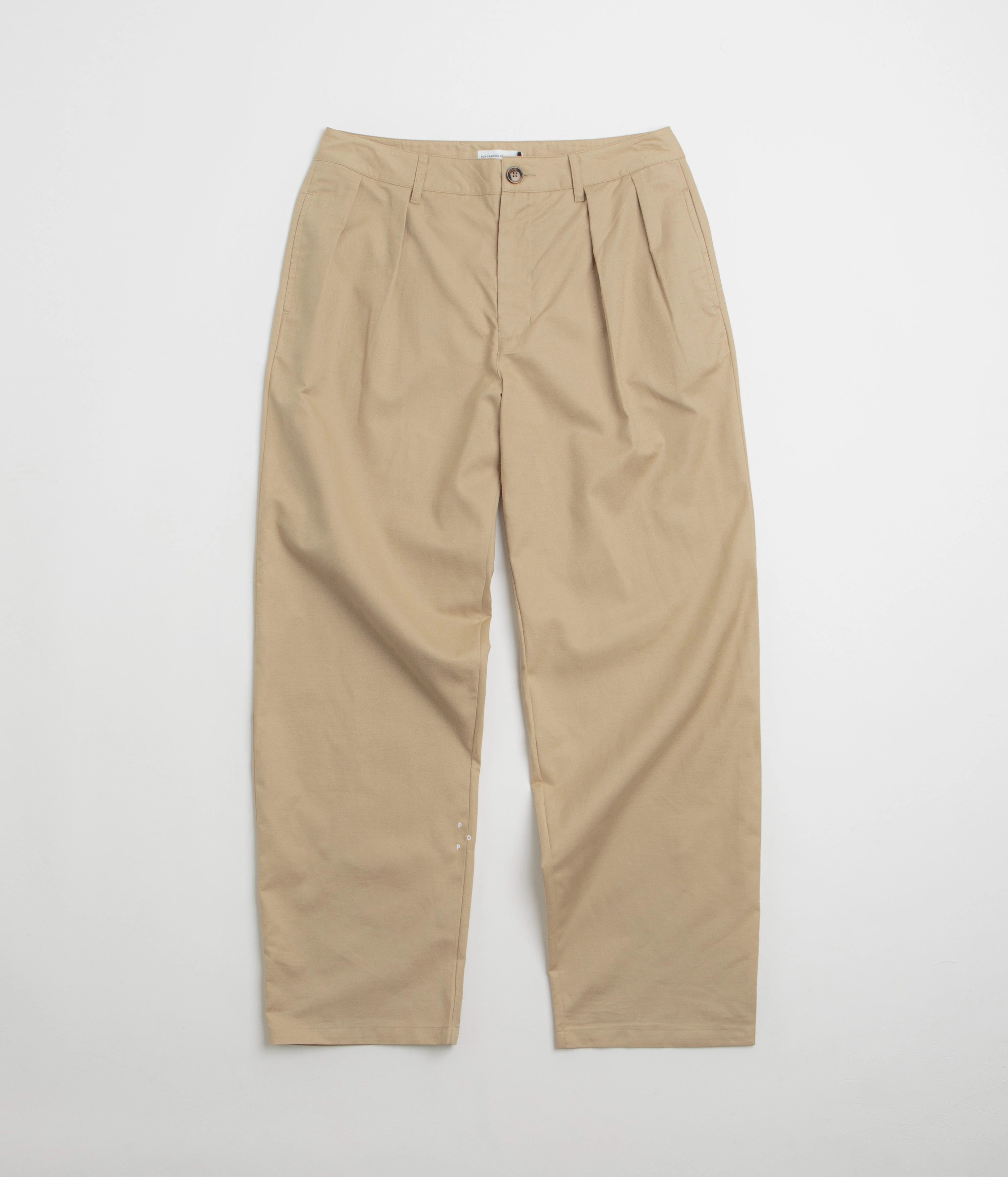 Bonded Seam Technology Stretchable Design Pop Trading Company Hewitt Suit Pants - White Pepper