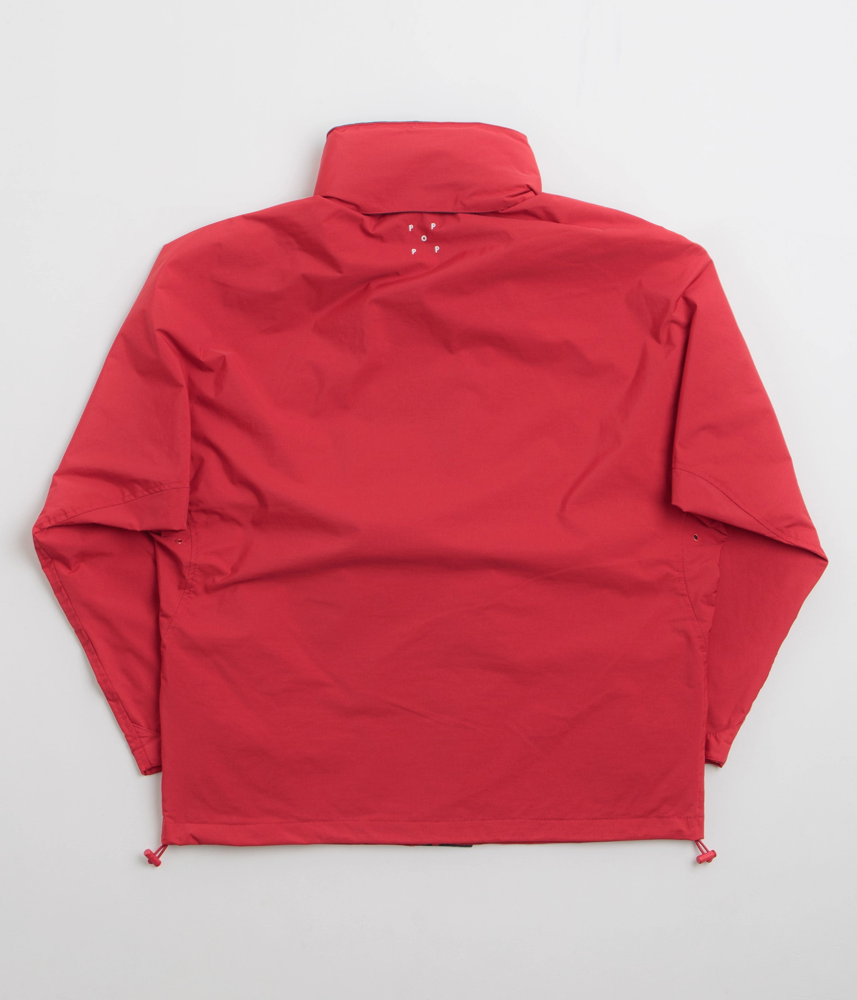 Practical Everyday Fit Pop Trading Company Nautical Jacket - Haute Red / Navy