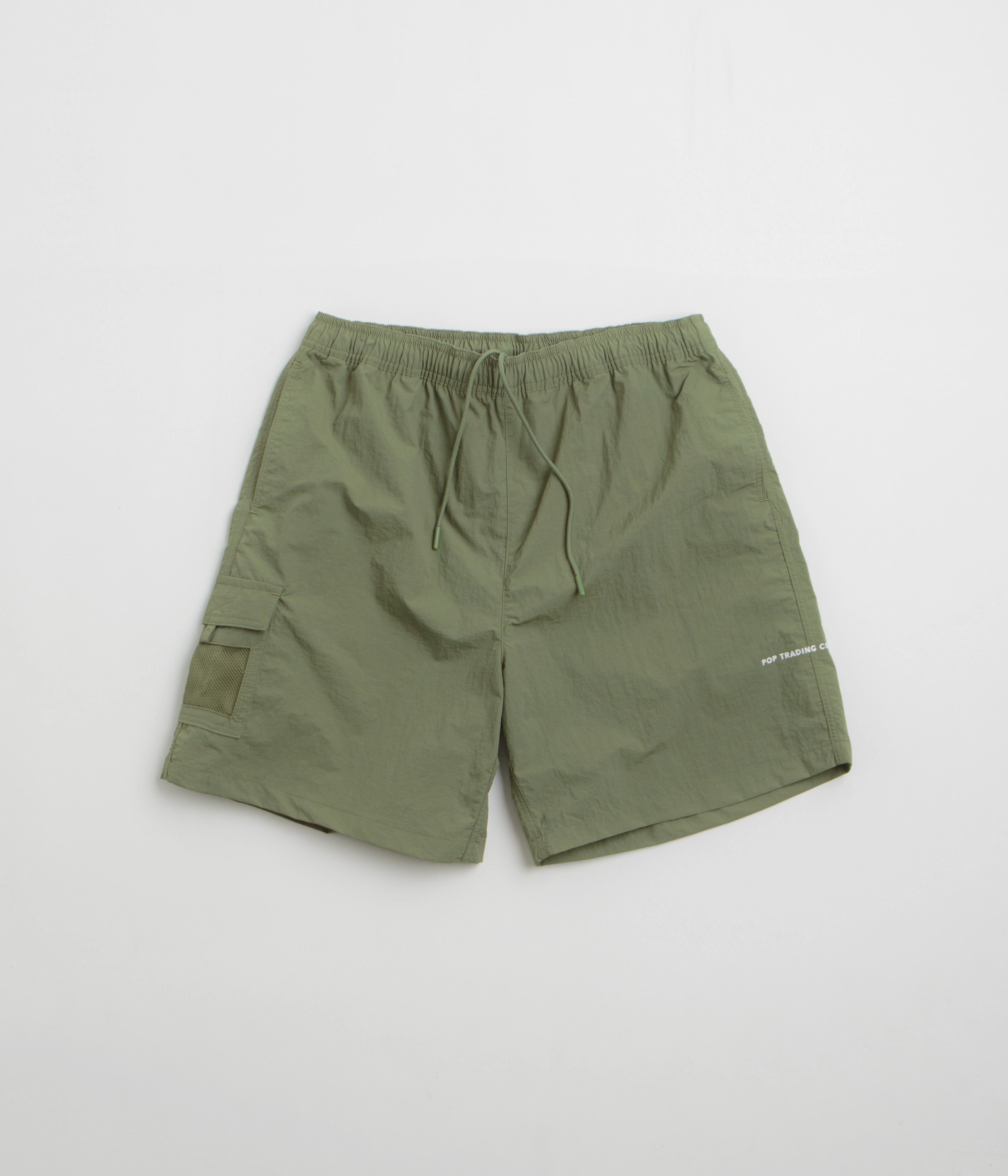 No Wrinkle Pop Trading Company Painter Shorts - Four Leaf Clover