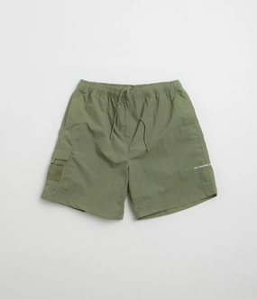 No Wrinkle Pop Trading Company Painter Shorts - Four Leaf Clover