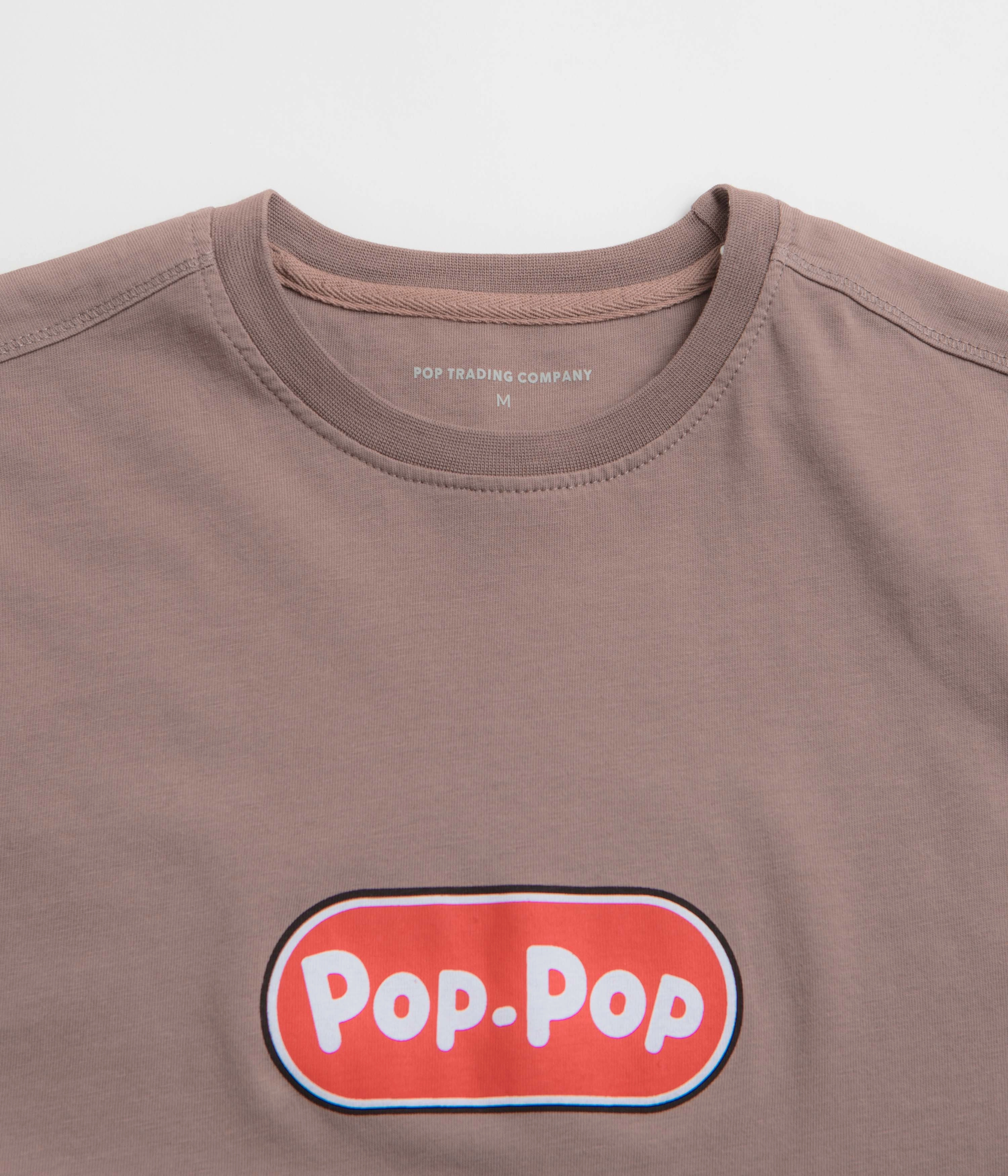 Pop Trading Company Poh Poh T-Shirt - Twilight Mauve Bold Comfort