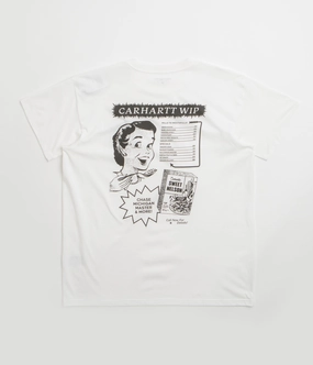 Carhartt Catalogue T-Shirt - White / Black Lightweight Style Zero Waste Production