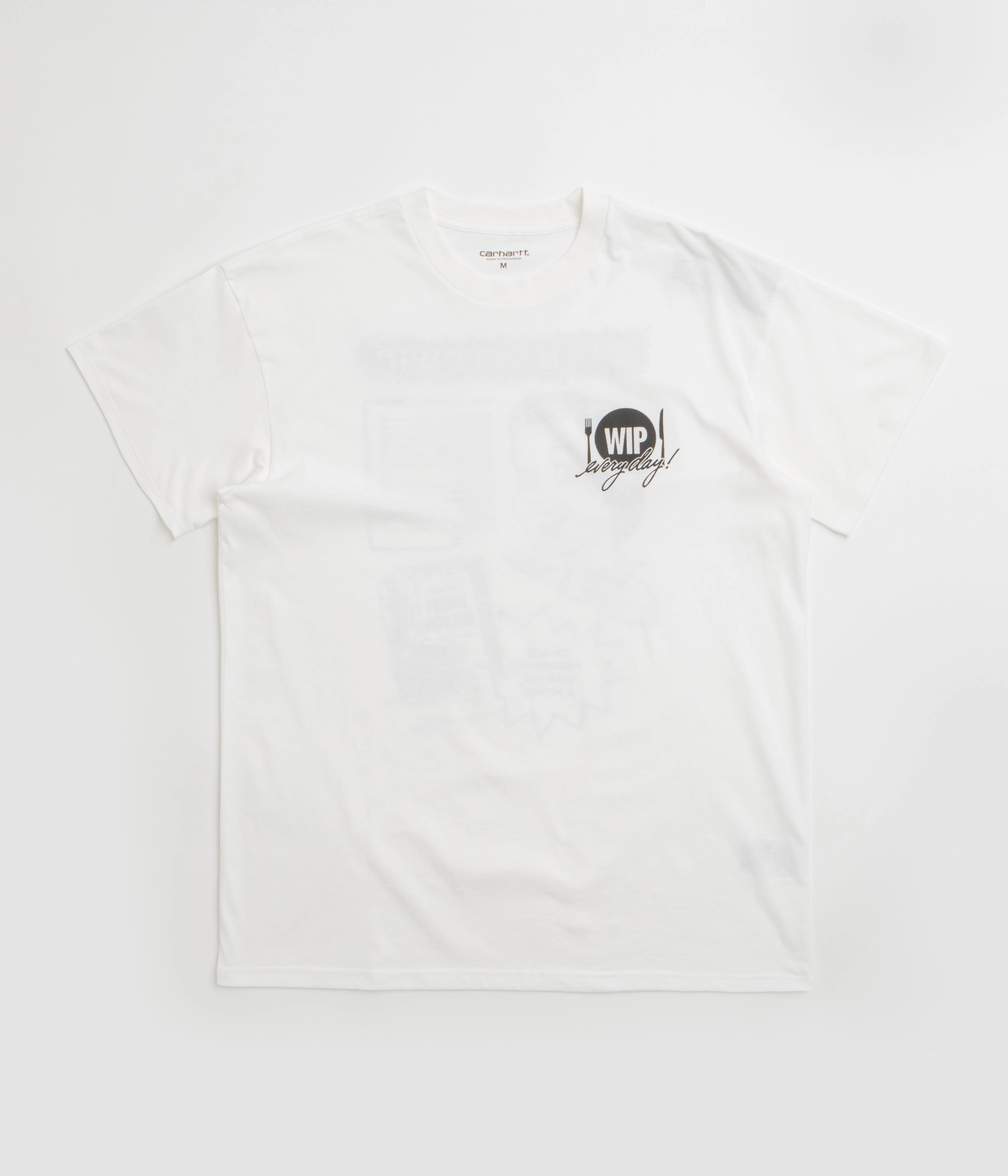 Carhartt Catalogue T-Shirt - White / Black Fun and Playful