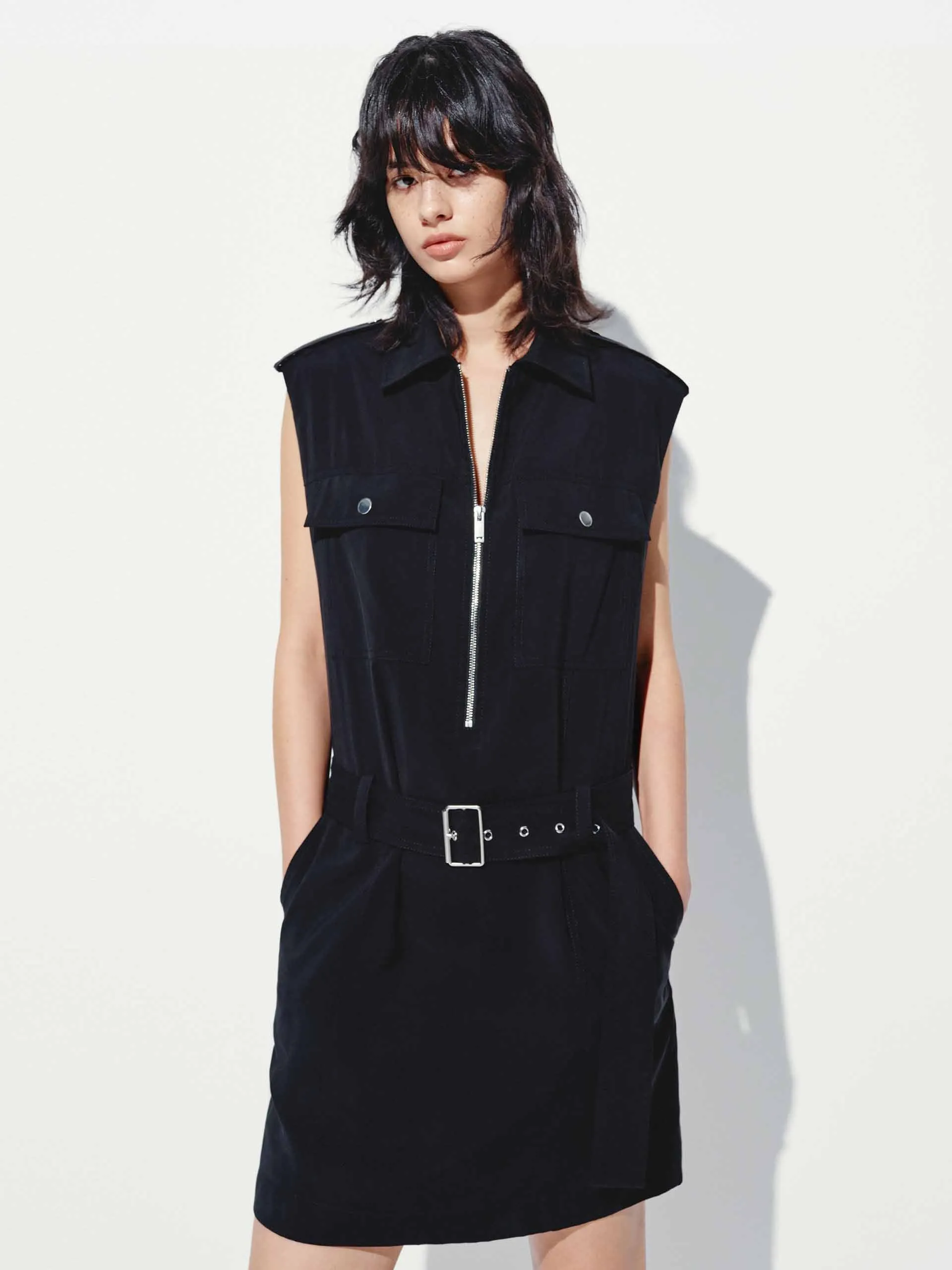 Tailored Mood Cargo Sleeveless Dress