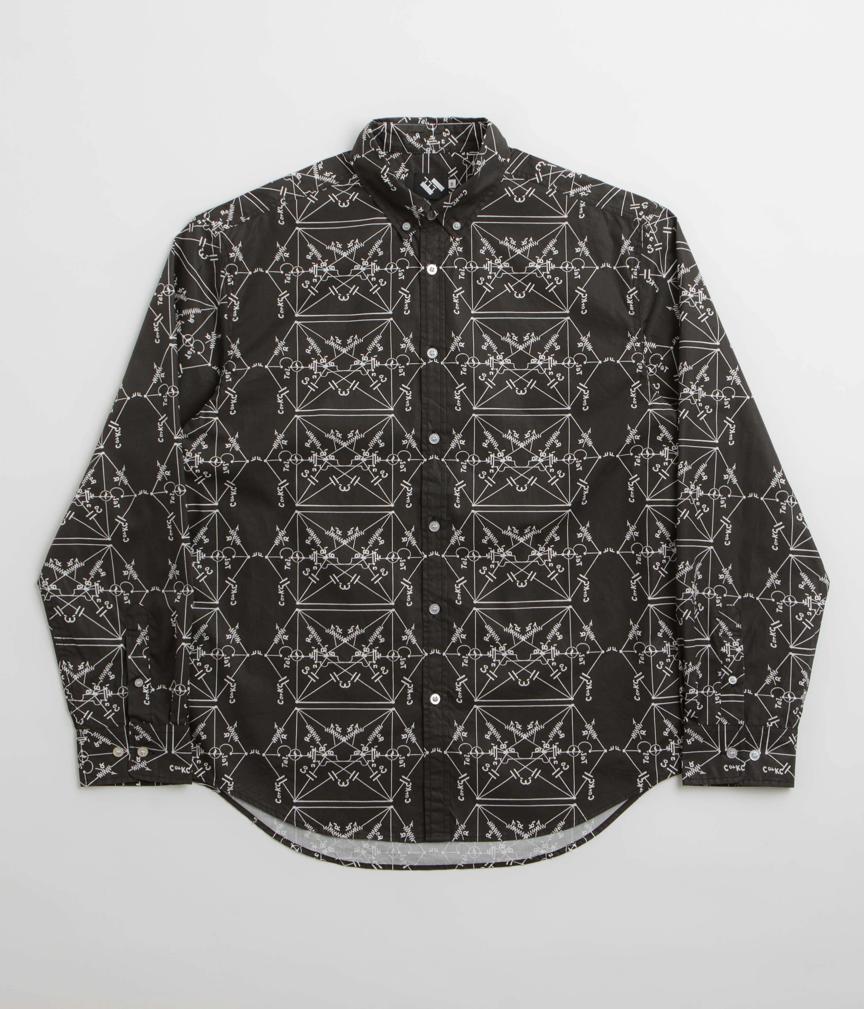 Festival Fashion The Trilogy Tapes Envelopes All Over Print Shirt - Black