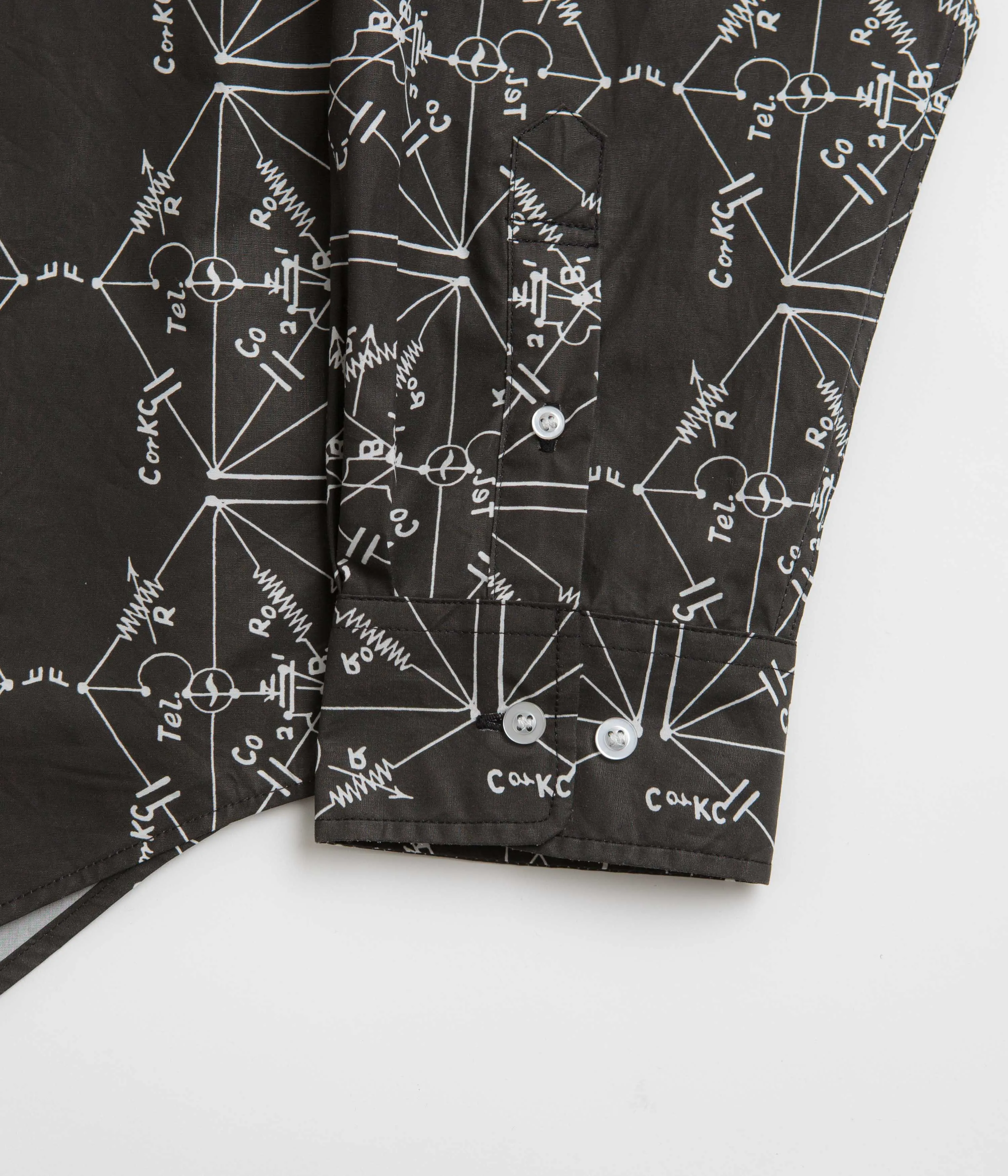 Weekend Vibes The Trilogy Tapes Envelopes All Over Print Shirt - Black