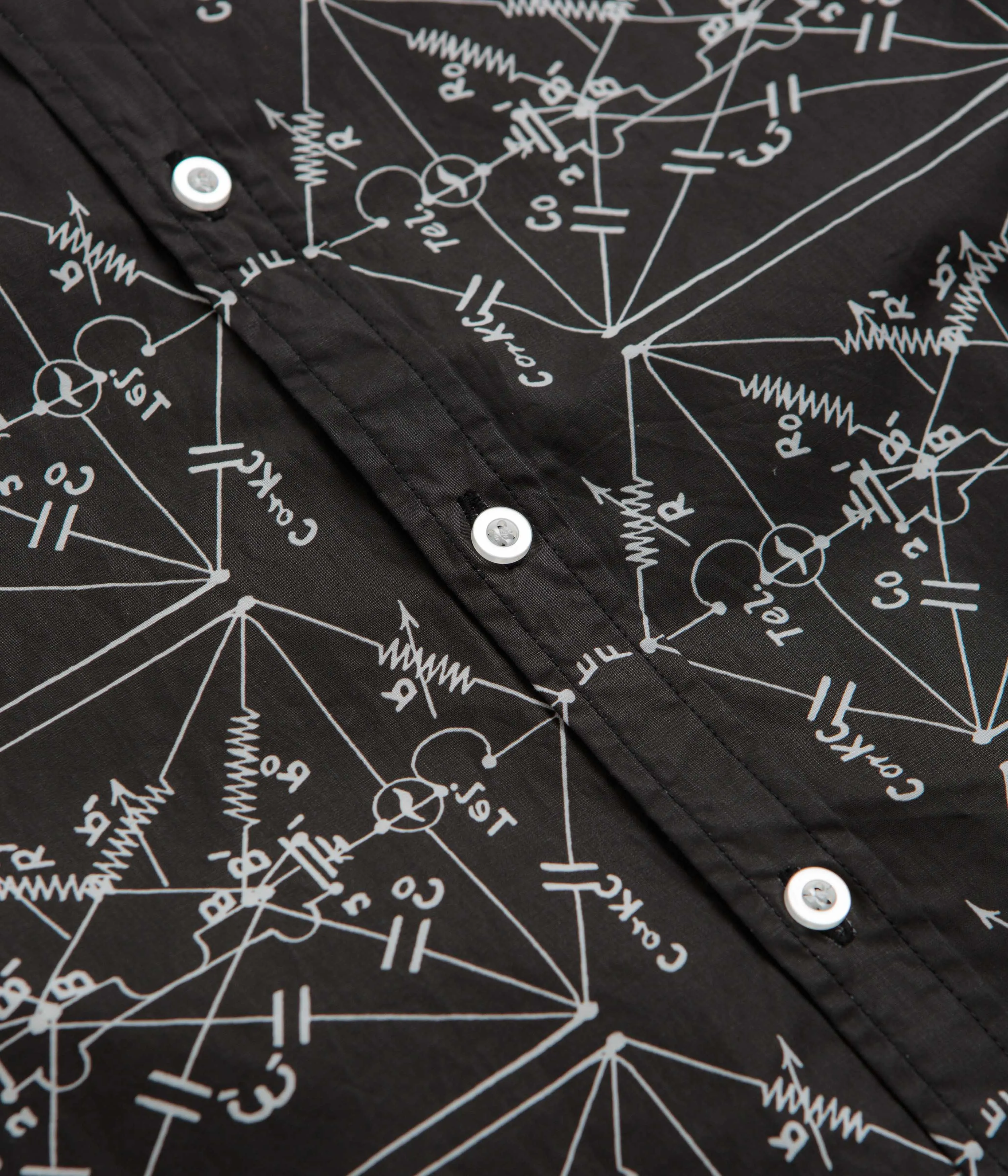 Festival Outfit Mix-And-Match The Trilogy Tapes Envelopes All Over Print Shirt - Black