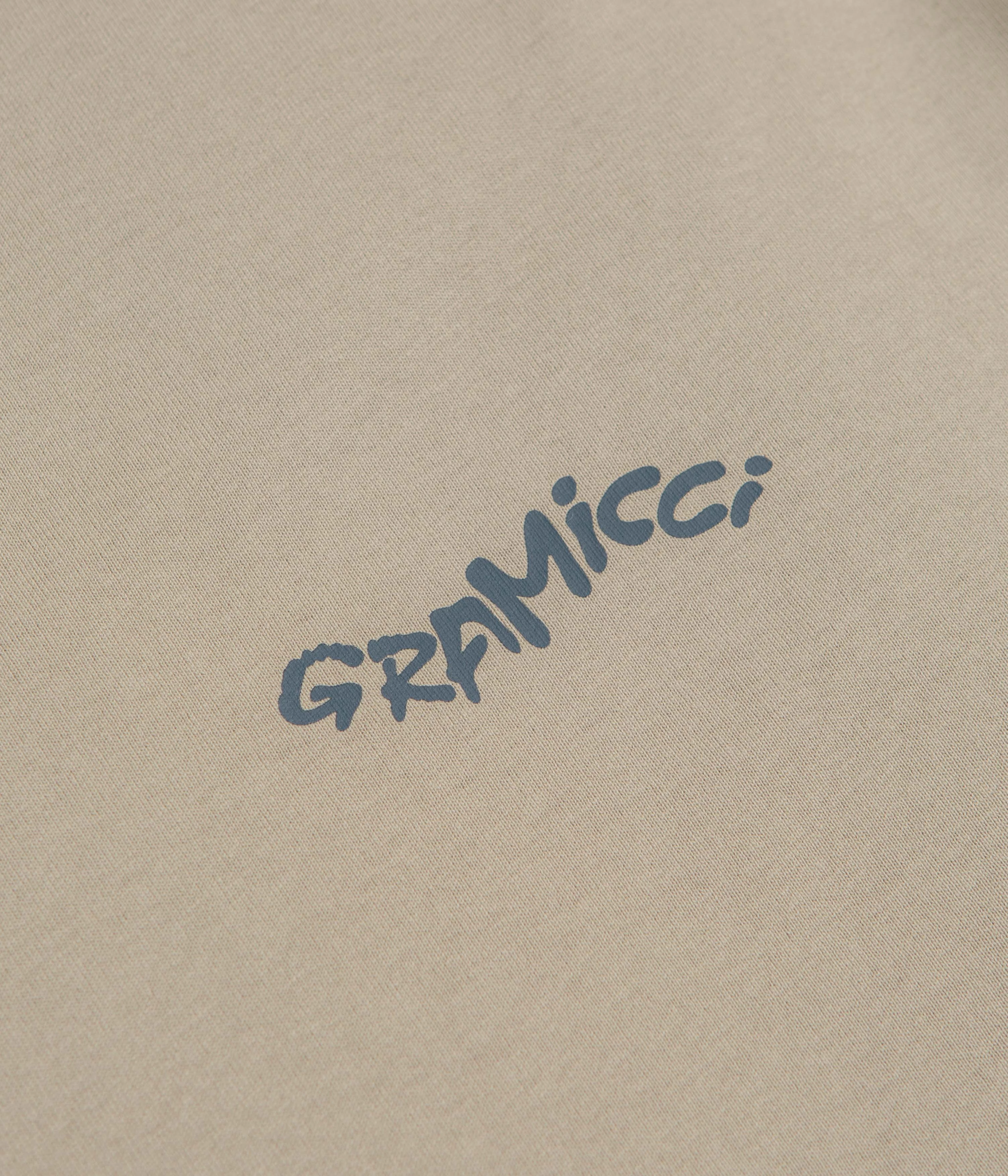 Gramicci Gecko T-Shirt - Beige Cozy Wear Soft and breathable