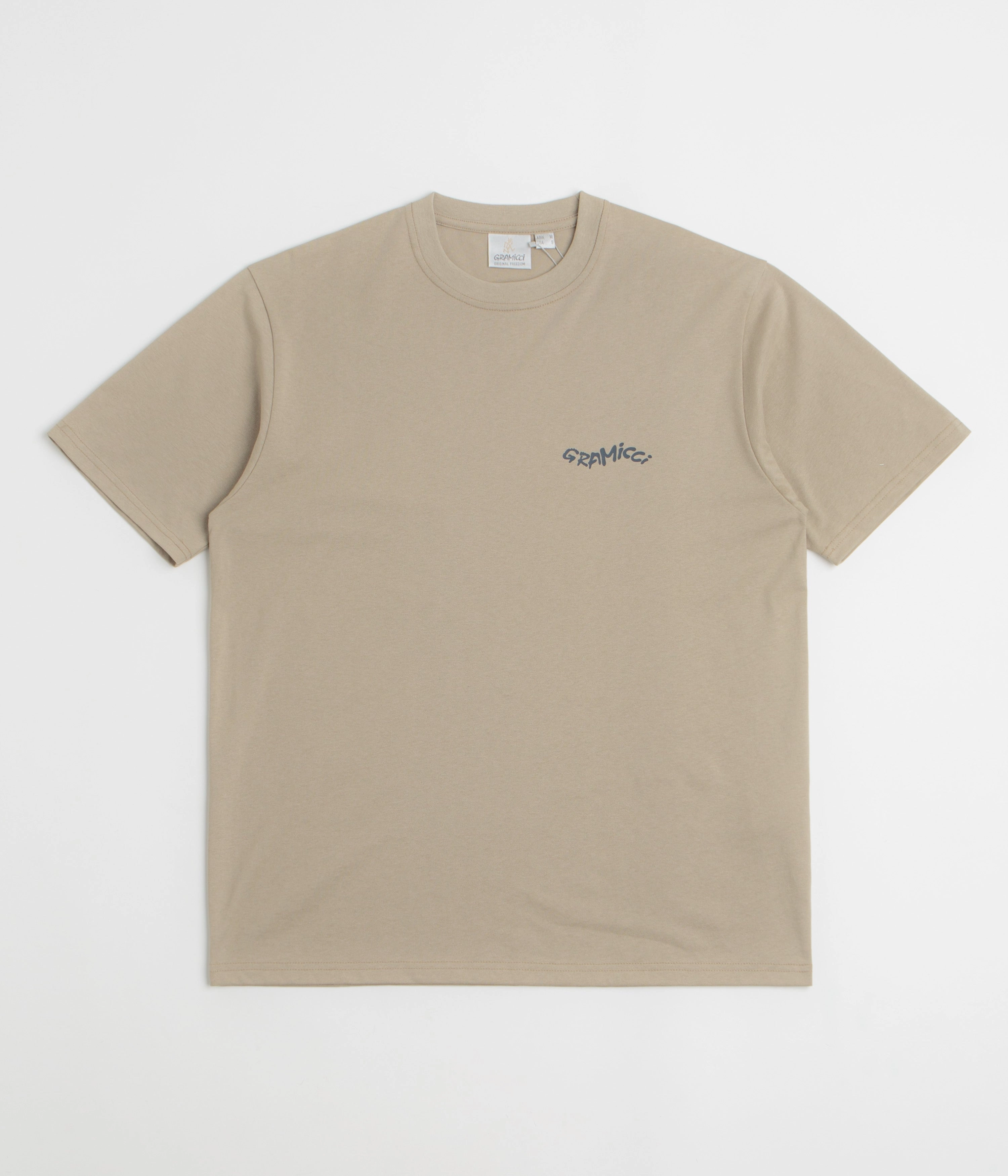 Soft Material Luxurious Gramicci Gecko T-Shirt - Beige