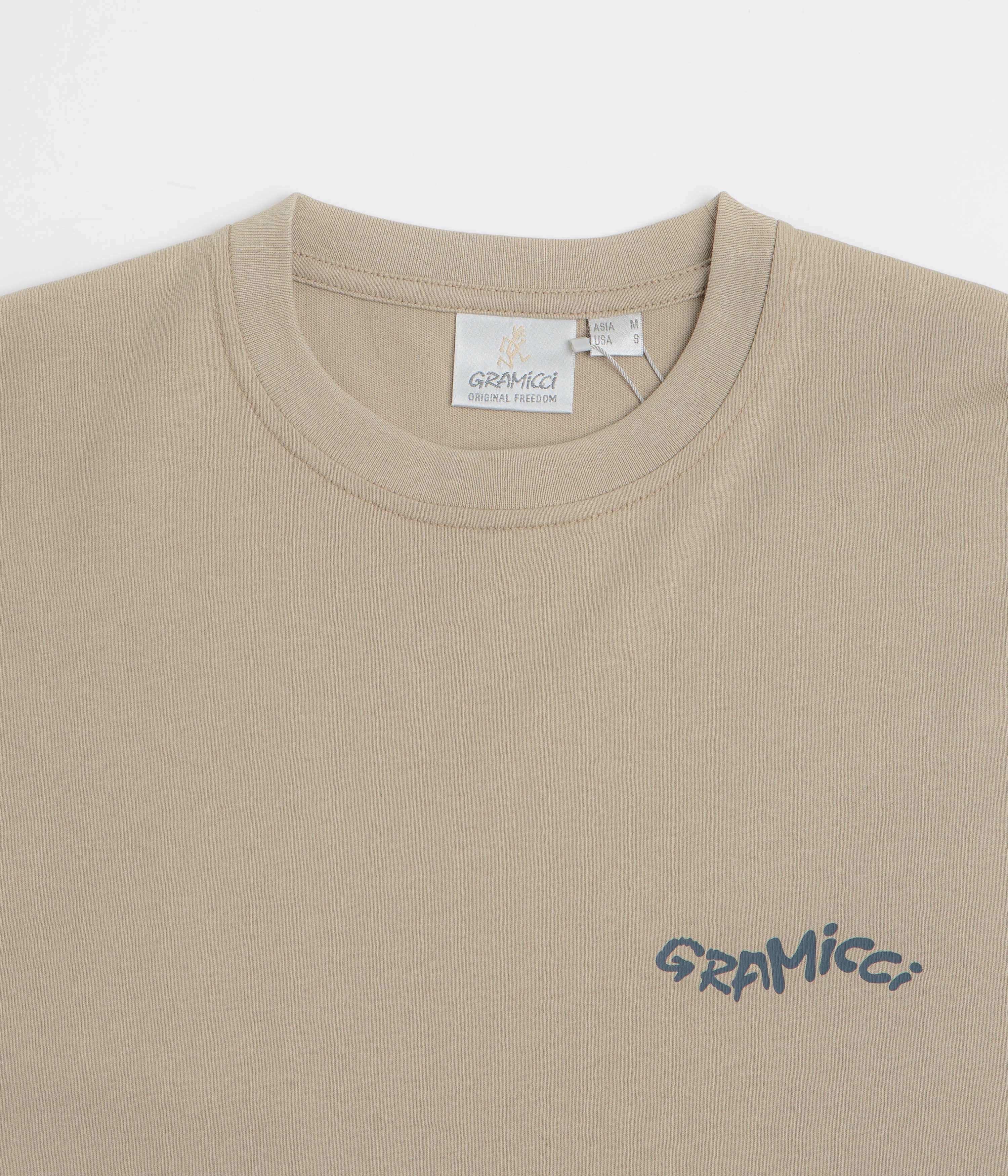 Seamless construction Reinforced Shoulder Seams Gramicci Gecko T-Shirt - Beige