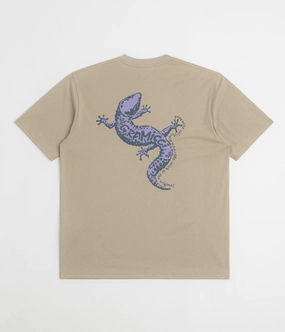 Street Style Trend BioBased Fibers Gramicci Gecko T-Shirt - Beige